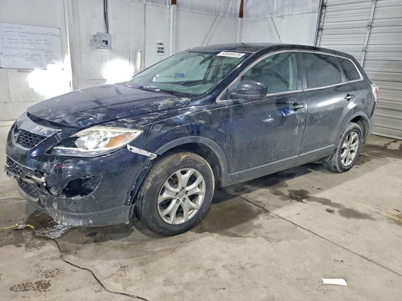 2012 Mazda Cx-9 Black vin: JM3TB3CV6C0360790