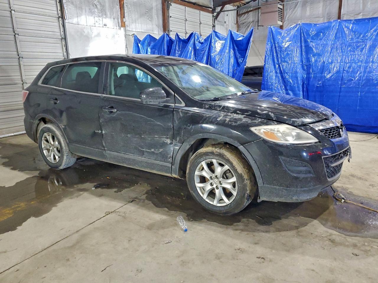 2012 Mazda Cx-9 Black vin: JM3TB3CV6C0360790