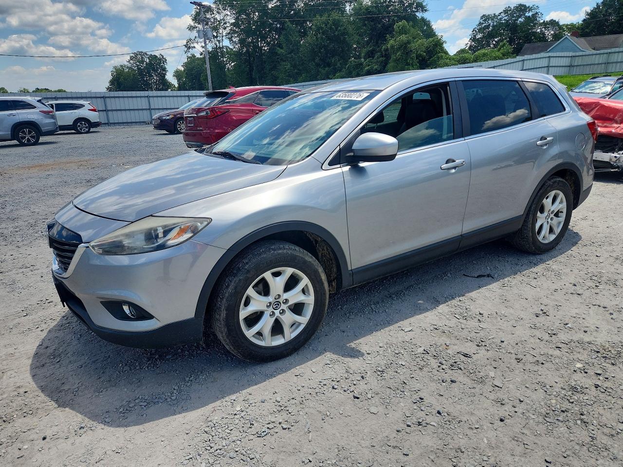 2013 Mazda Cx-9 Touring Gray vin: JM3TB3CV6D0413778