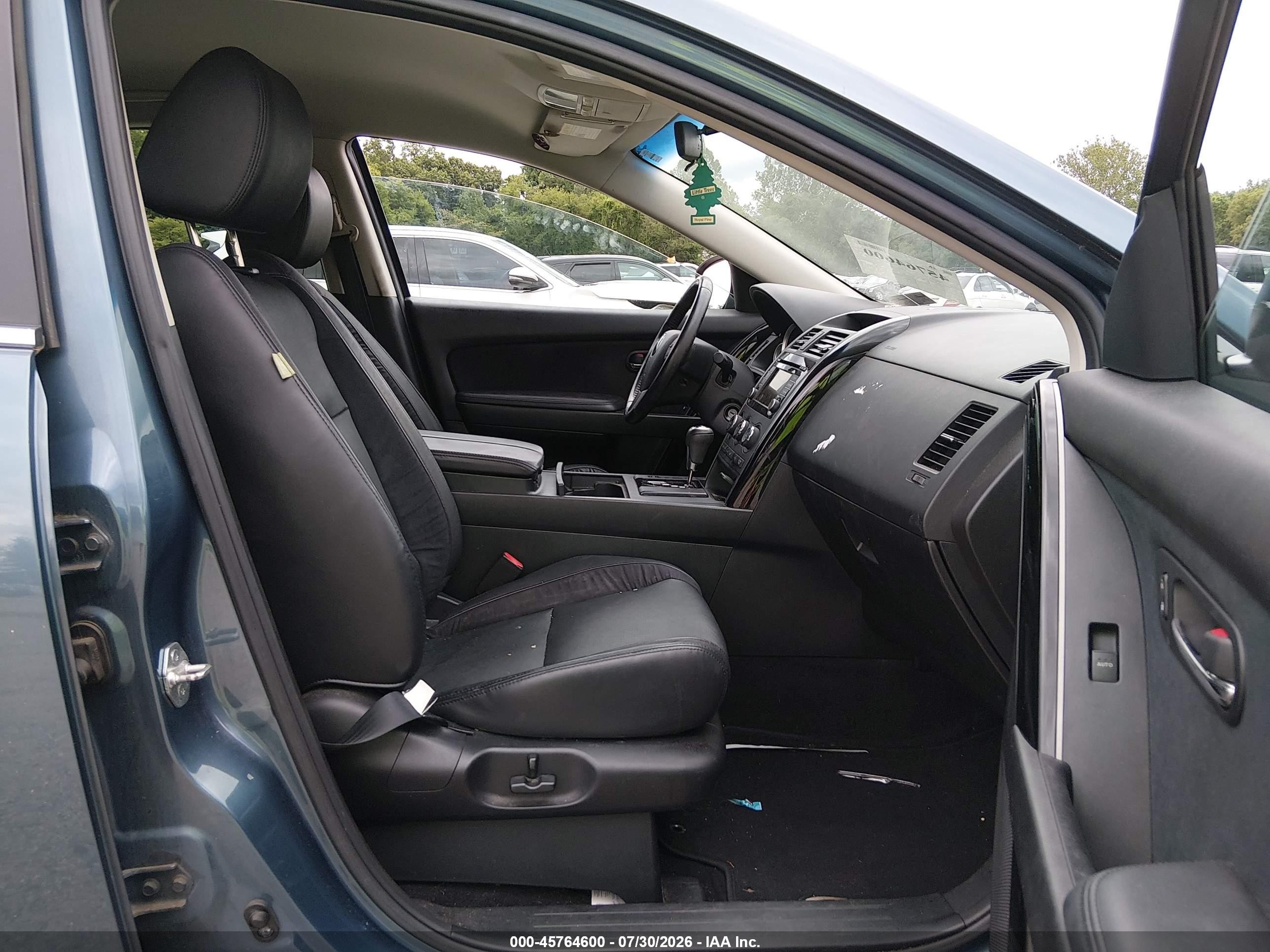 2014 Mazda Cx-9 Touring Blue vin: JM3TB3CV6E0441582