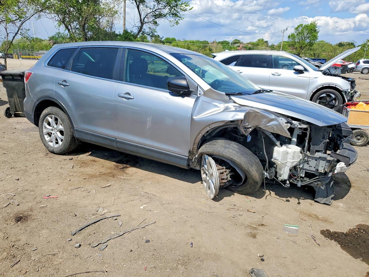 2011 Mazda Cx-9 Gray vin: JM3TB3CV7B0308695