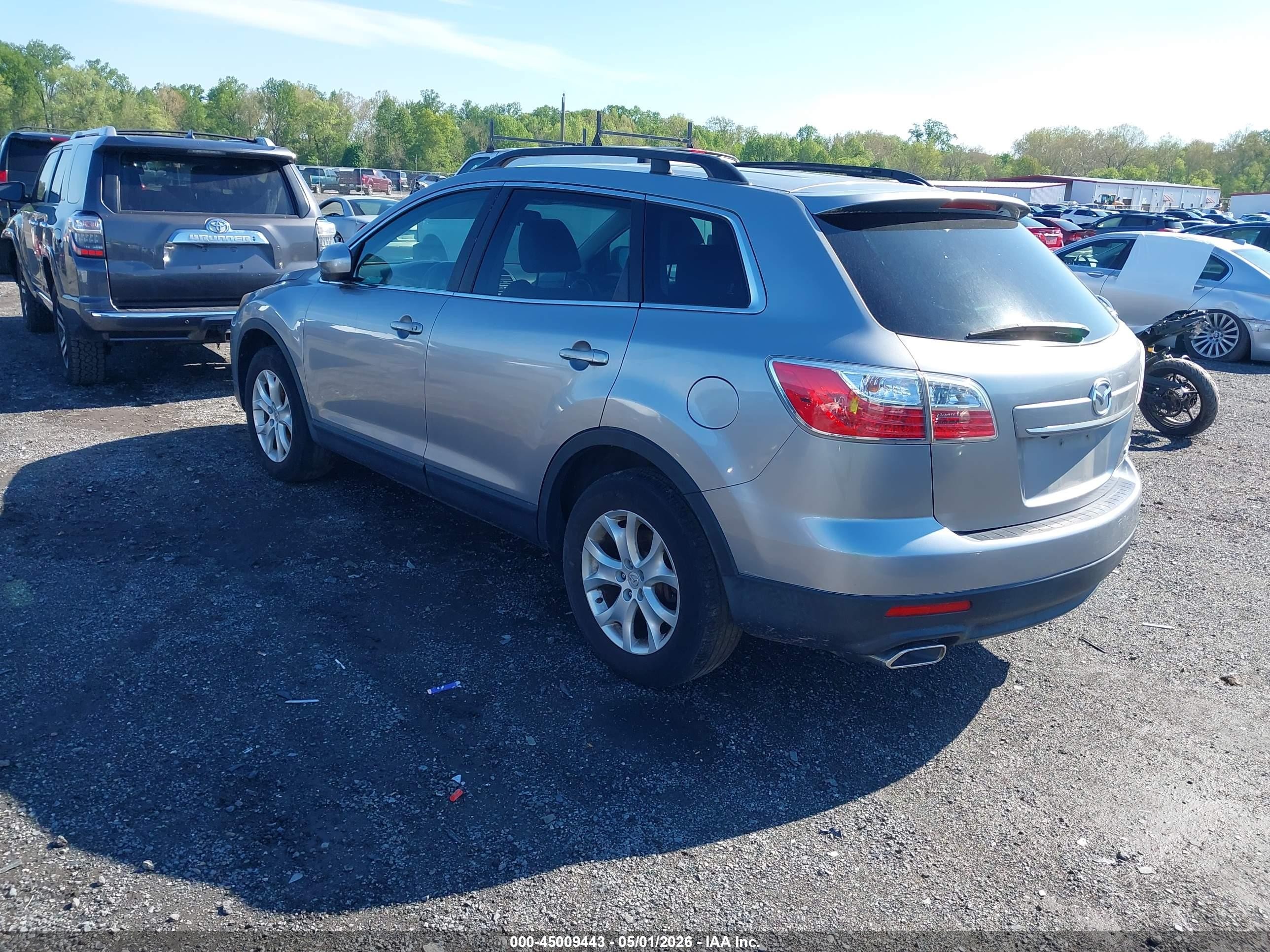2011 Mazda Cx-9 Touring Gray vin: JM3TB3CV7B0326730