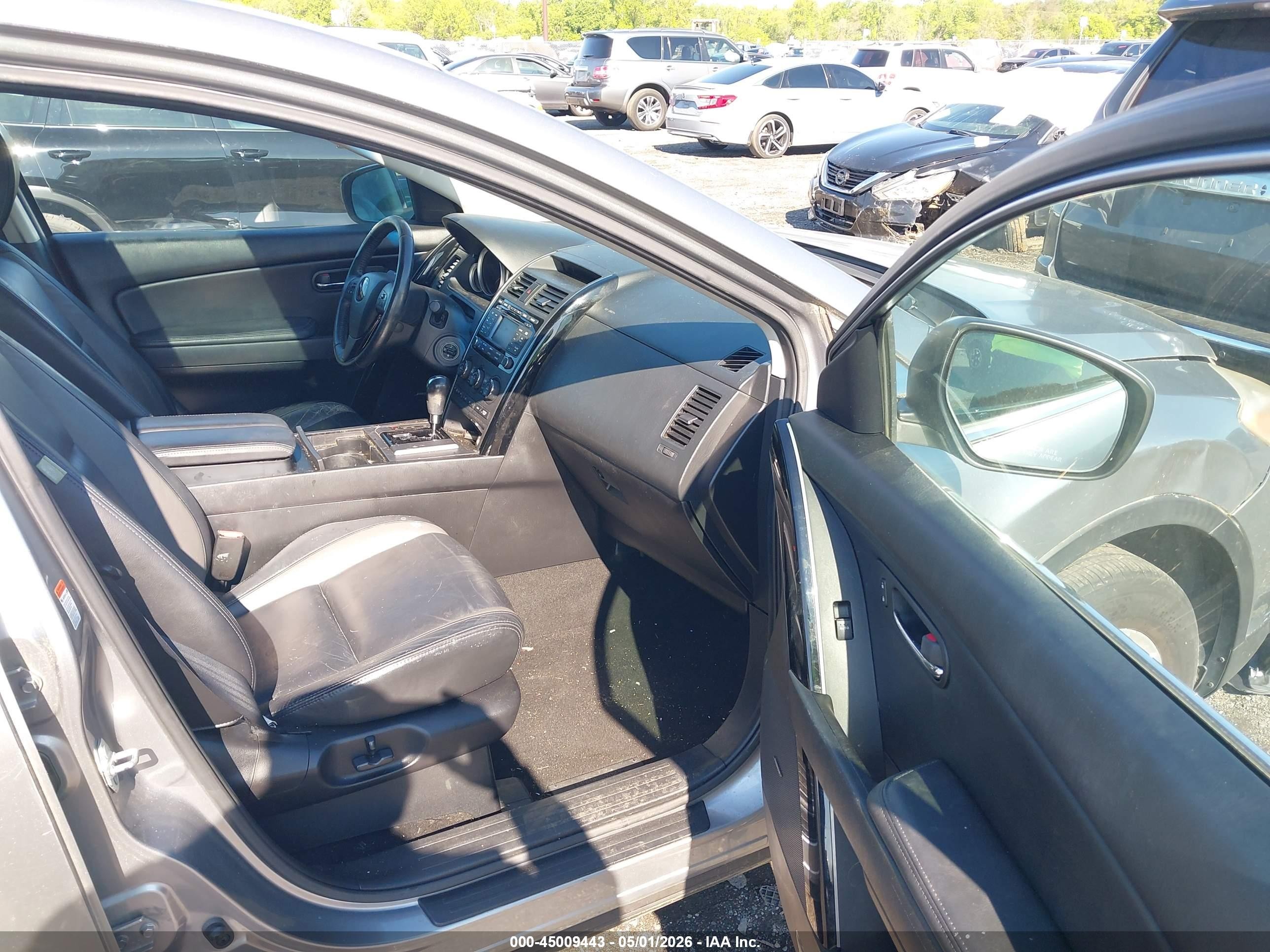 2011 Mazda Cx-9 Touring Gray vin: JM3TB3CV7B0326730