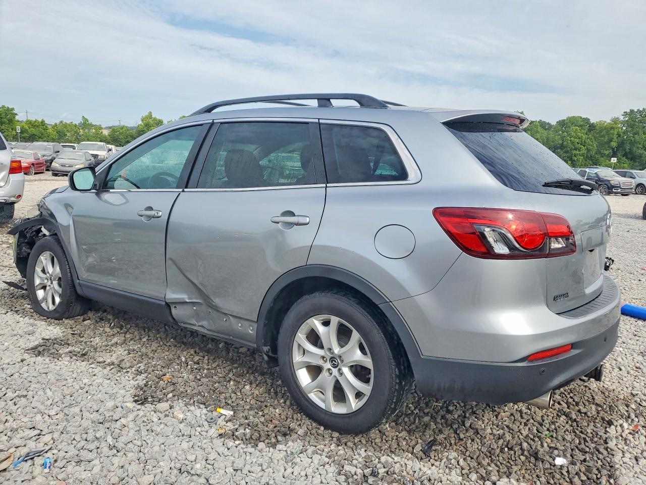 2013 Mazda Cx-9 Touring Silver vin: JM3TB3CV7D0400537