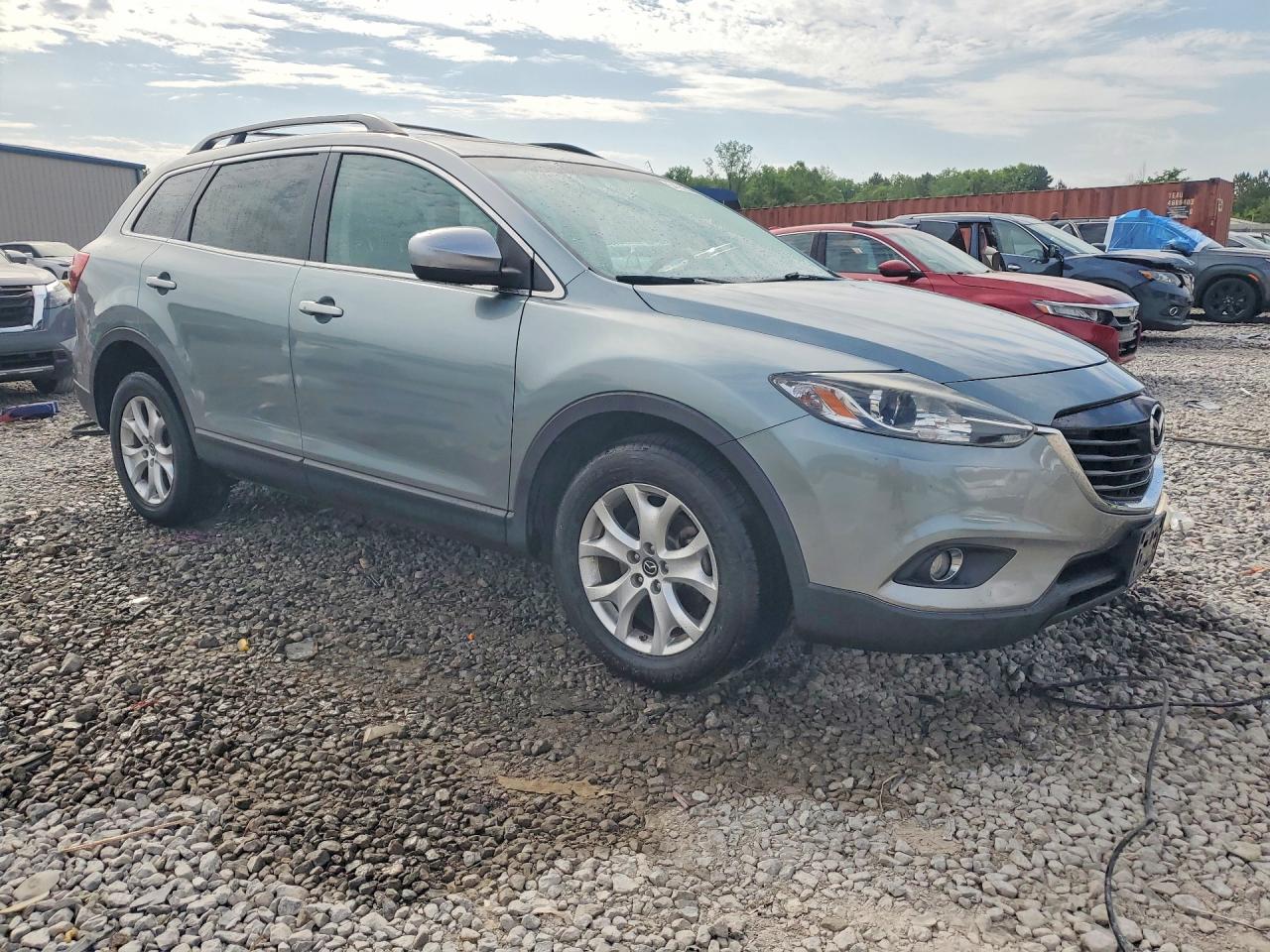 2013 Mazda Cx-9 Touring Silver vin: JM3TB3CV7D0400537
