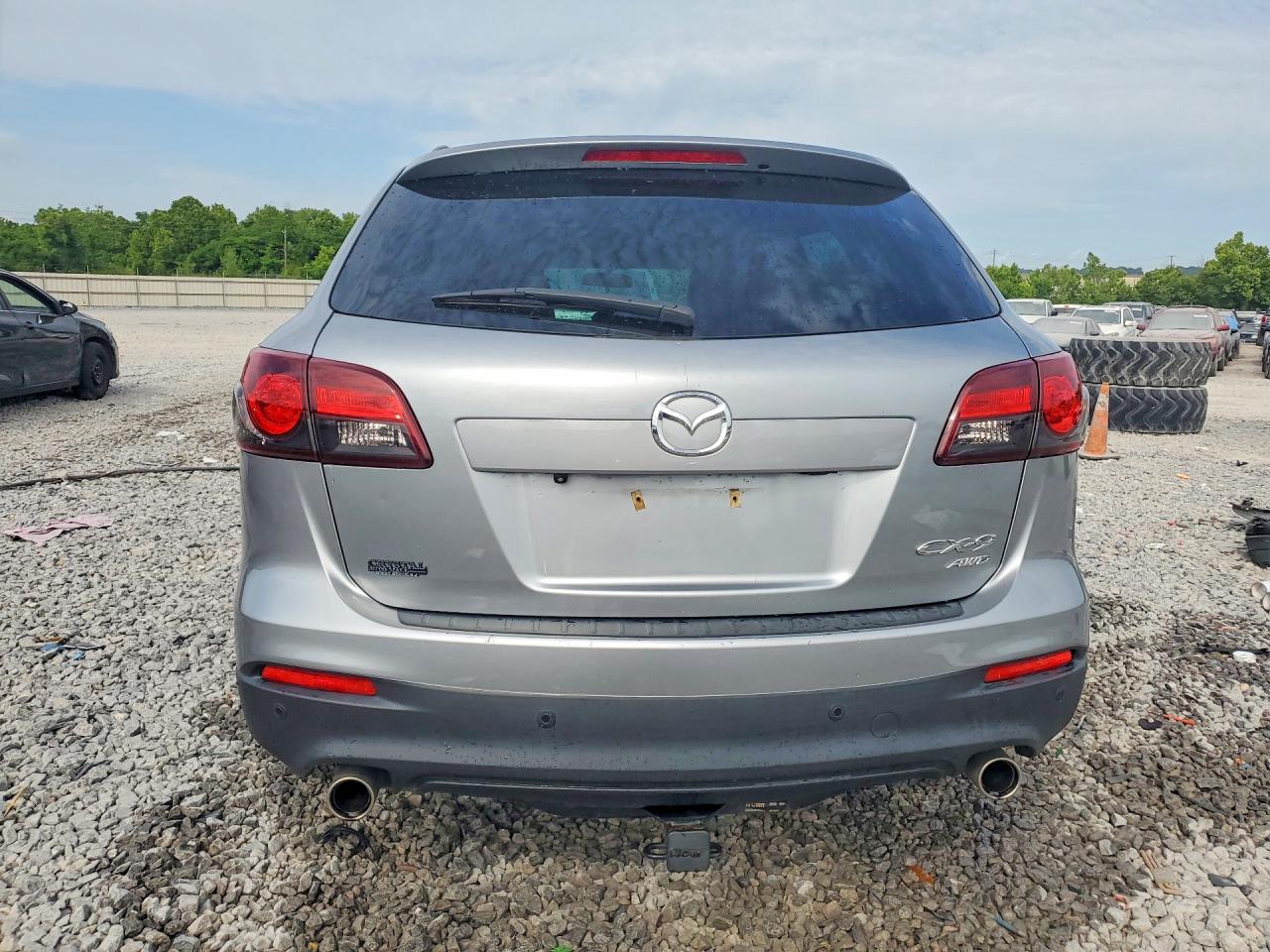 2013 Mazda Cx-9 Touring Silver vin: JM3TB3CV7D0400537
