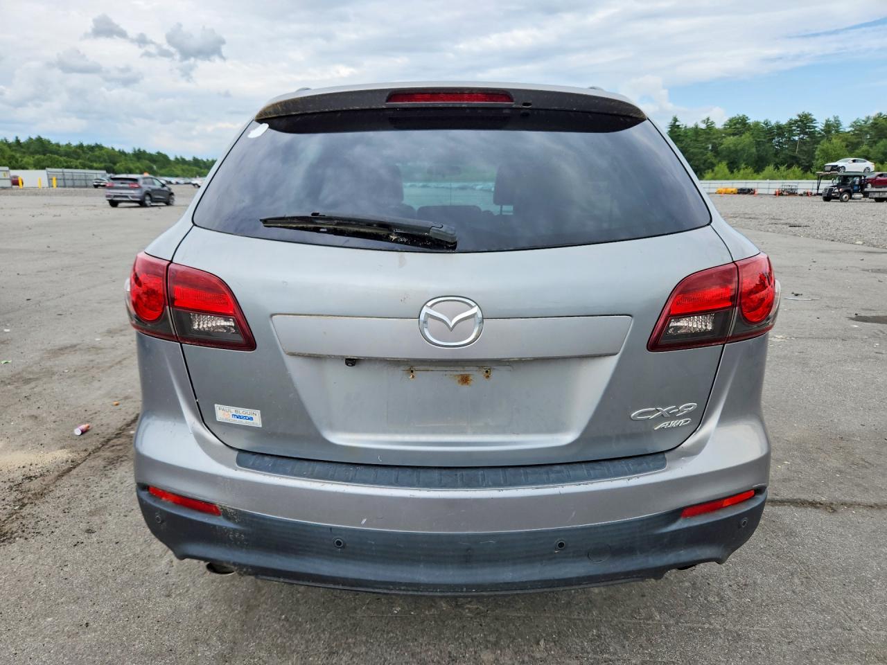 2013 Mazda Cx-9 Touring Gray vin: JM3TB3CV7D0423428