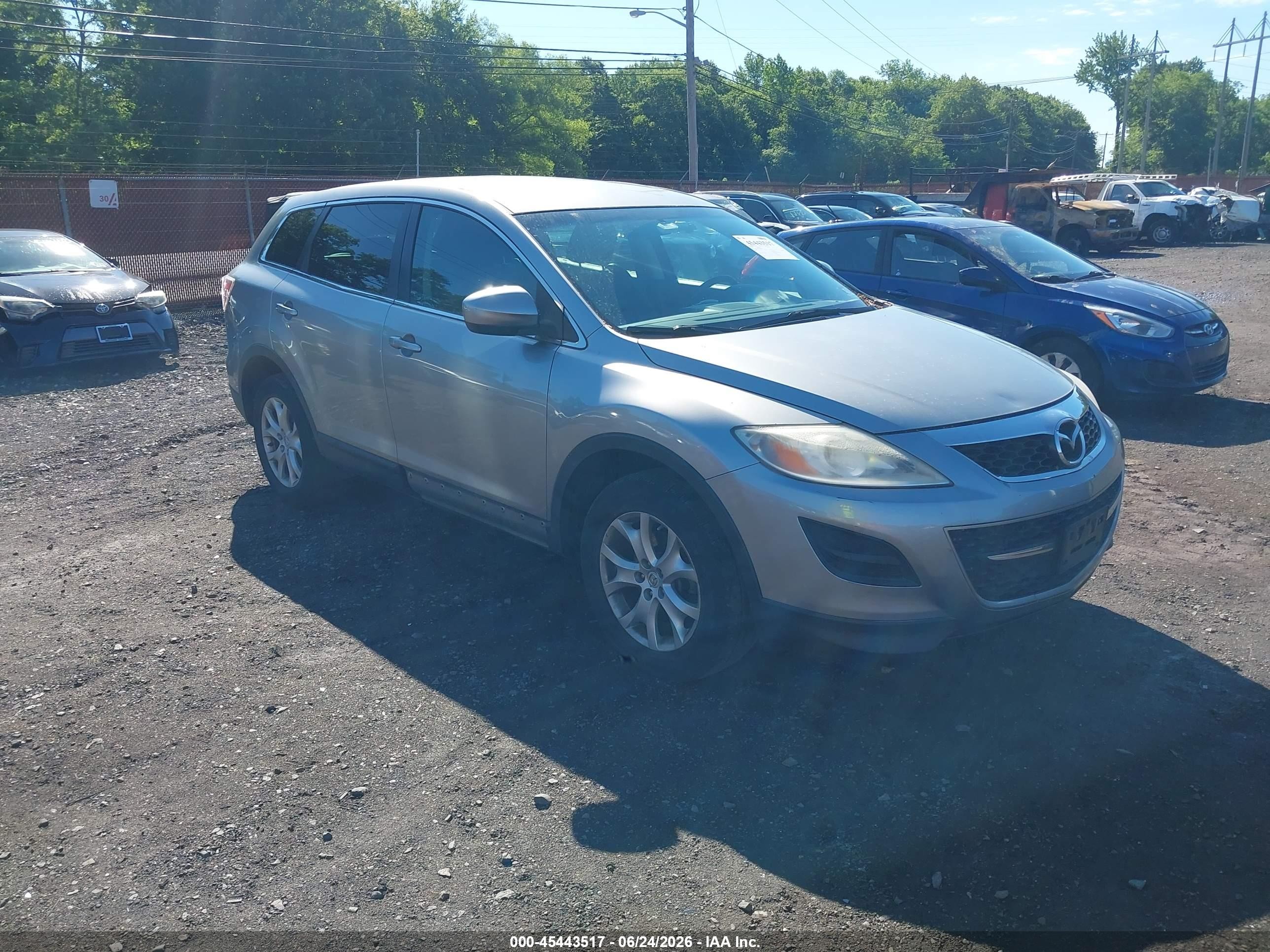 2011 Mazda Cx-9 Touring Gray vin: JM3TB3CV8B0310875
