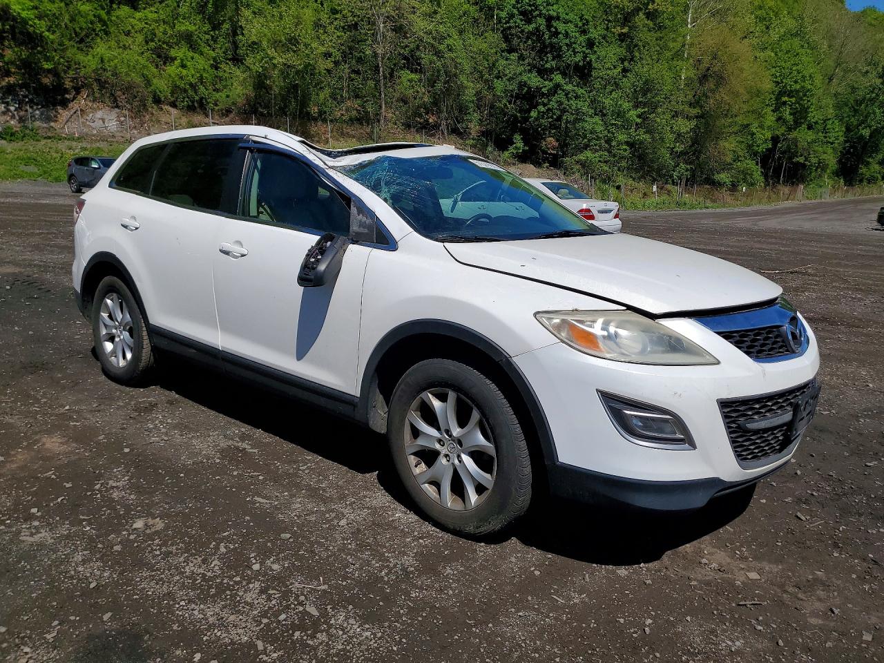 2011 Mazda Cx-9 White vin: JM3TB3CV8B0327949