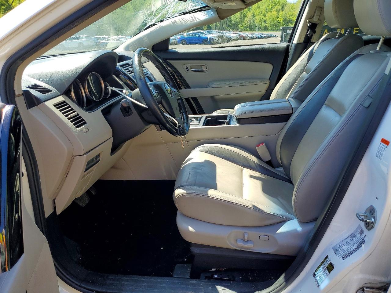2011 Mazda Cx-9 White vin: JM3TB3CV8B0327949