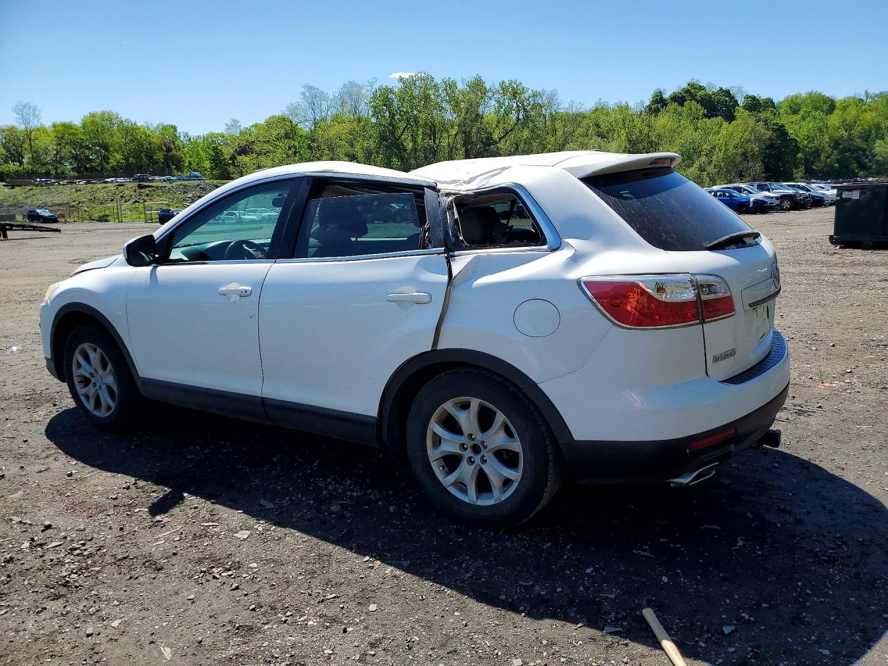 2011 Mazda Cx-9 White vin: JM3TB3CV8B0327949