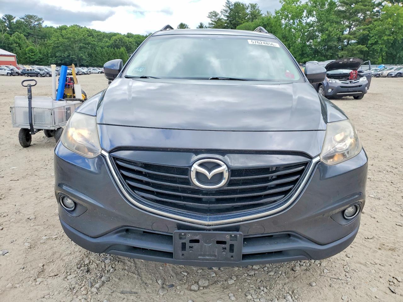 2014 Mazda Cx-9 Touring Gray vin: JM3TB3CV8E0438229