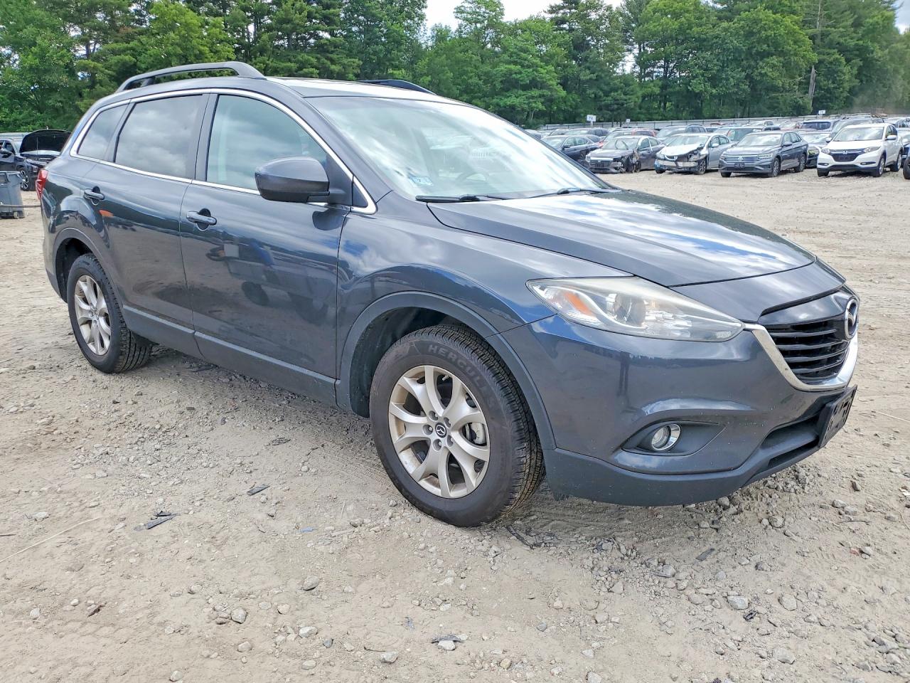 2014 Mazda Cx-9 Touring Gray vin: JM3TB3CV8E0438229