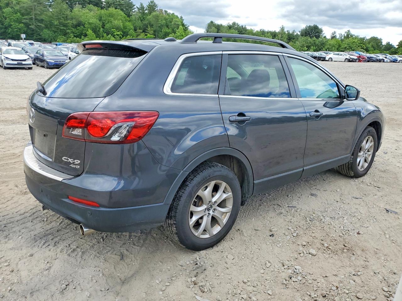 2014 Mazda Cx-9 Touring Gray vin: JM3TB3CV8E0438229