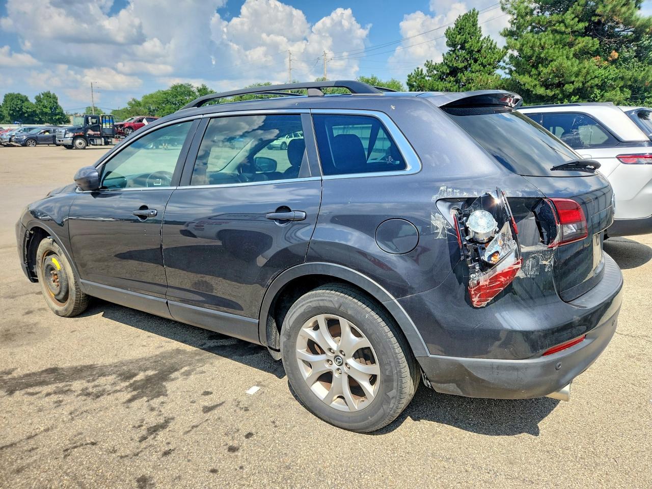 2014 Mazda Cx-9 Touring Black vin: JM3TB3CV8E0442457