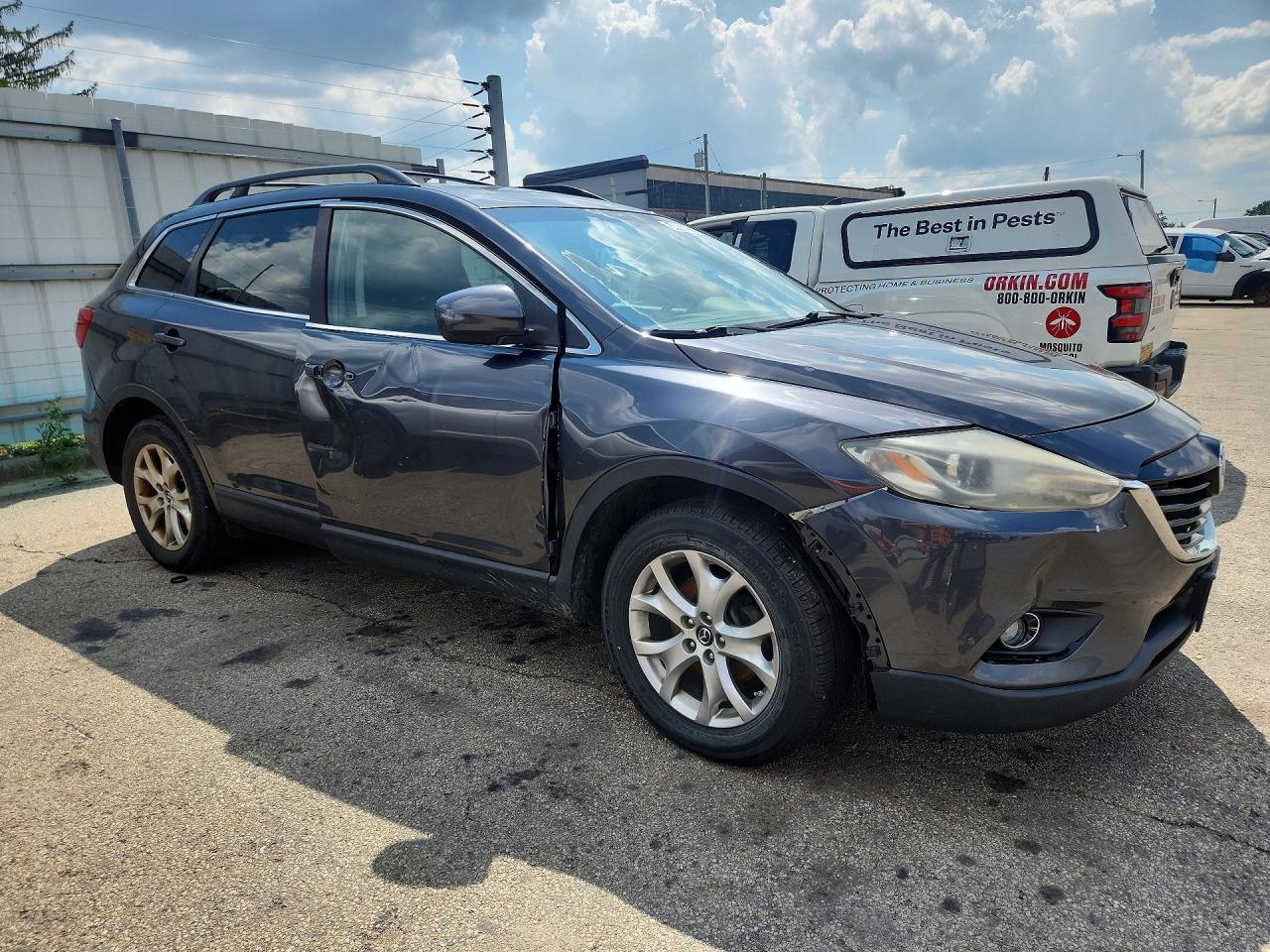 2014 Mazda Cx-9 Touring Black vin: JM3TB3CV8E0442457