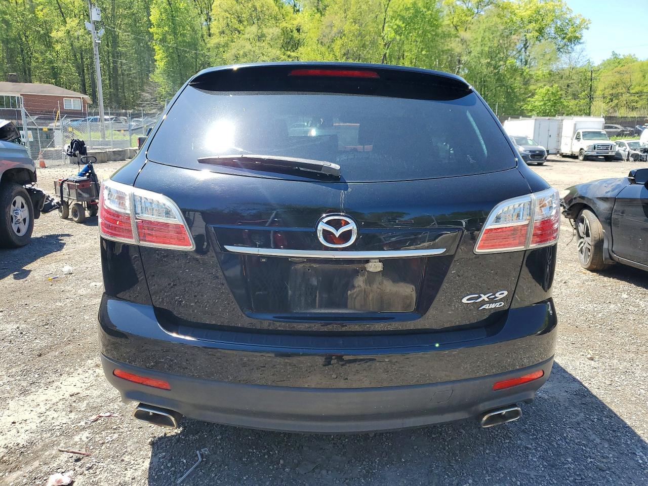 2012 Mazda Cx-9 Black vin: JM3TB3CV9C0334796