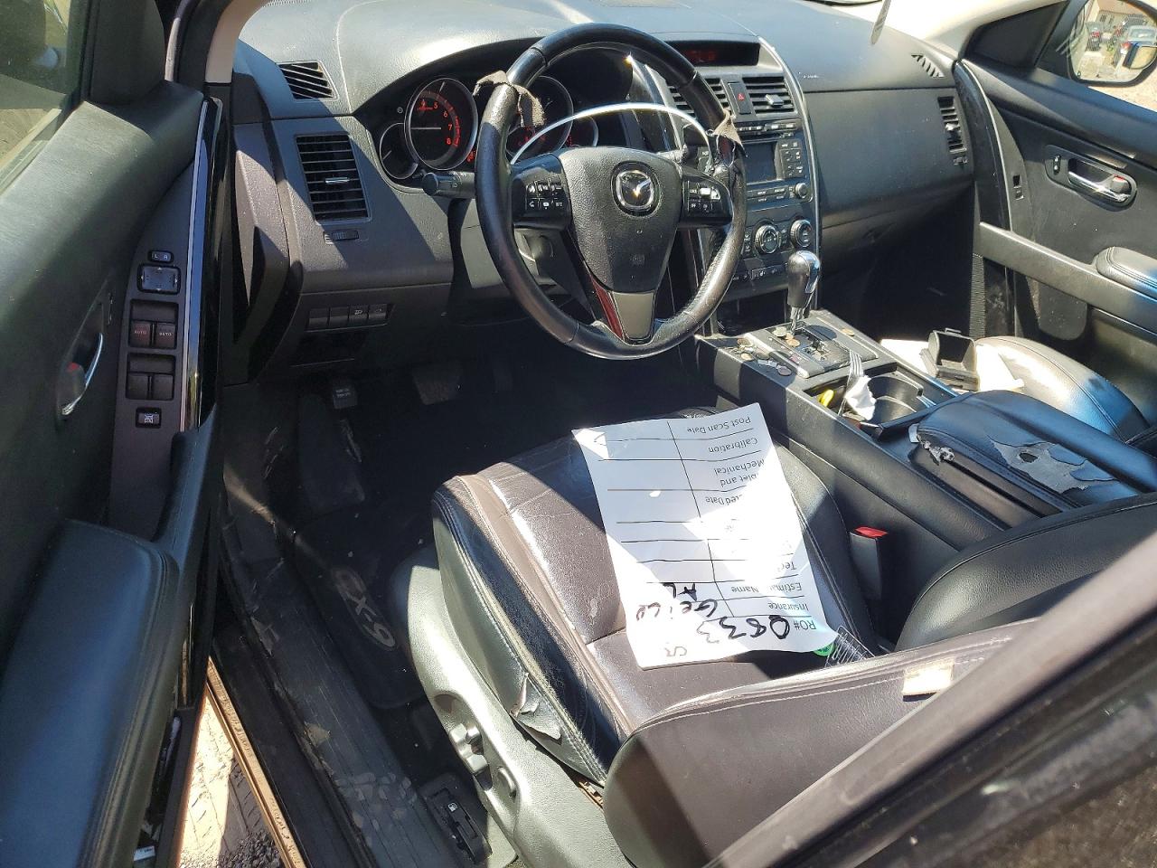 2012 Mazda Cx-9 Black vin: JM3TB3CV9C0334796