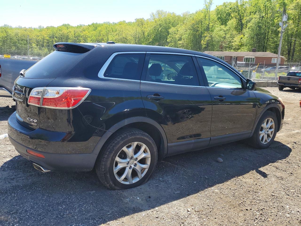 2012 Mazda Cx-9 Black vin: JM3TB3CV9C0334796