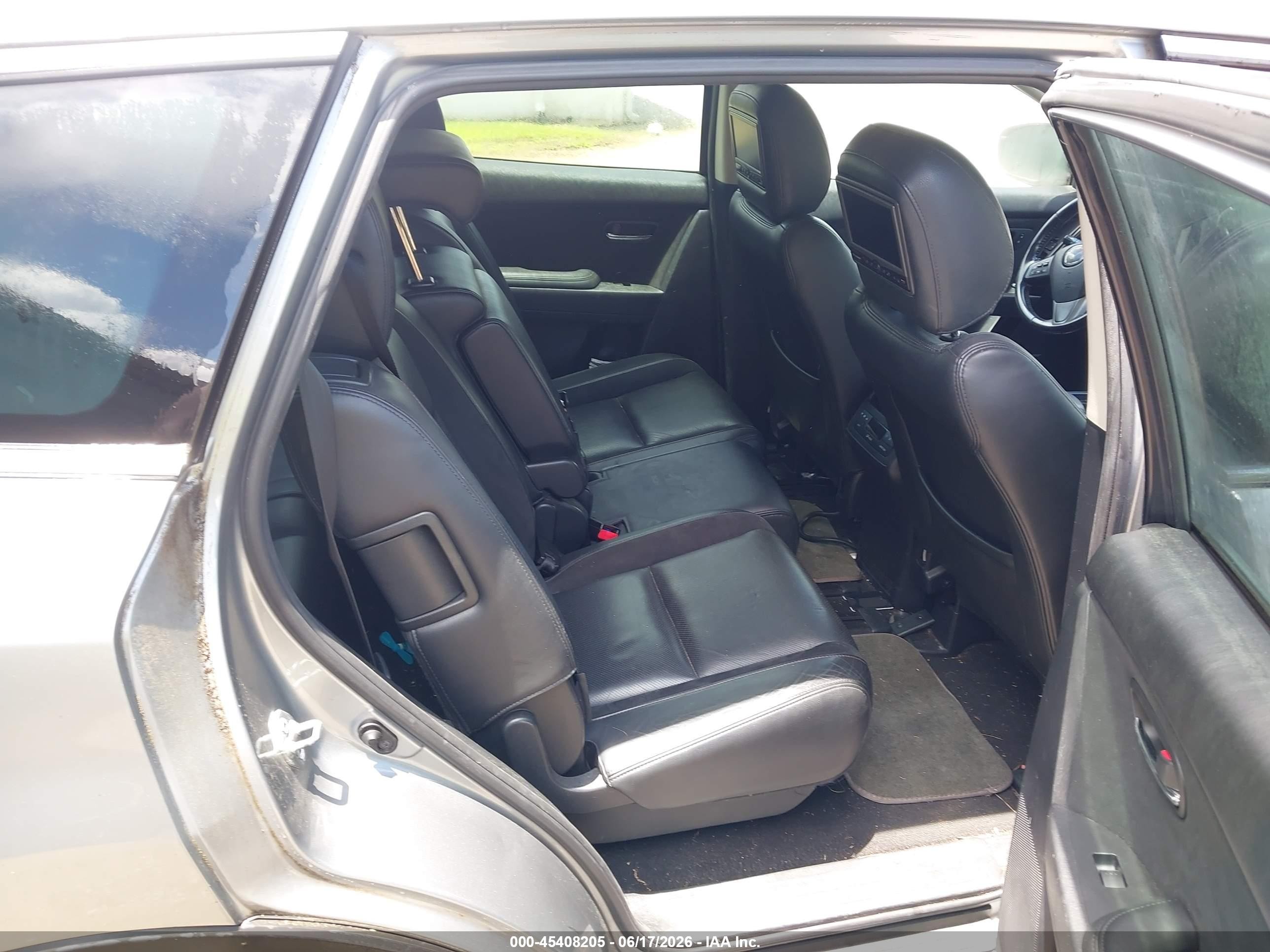 2013 Mazda Cx-9 Touring Gray vin: JM3TB3CV9D0400085