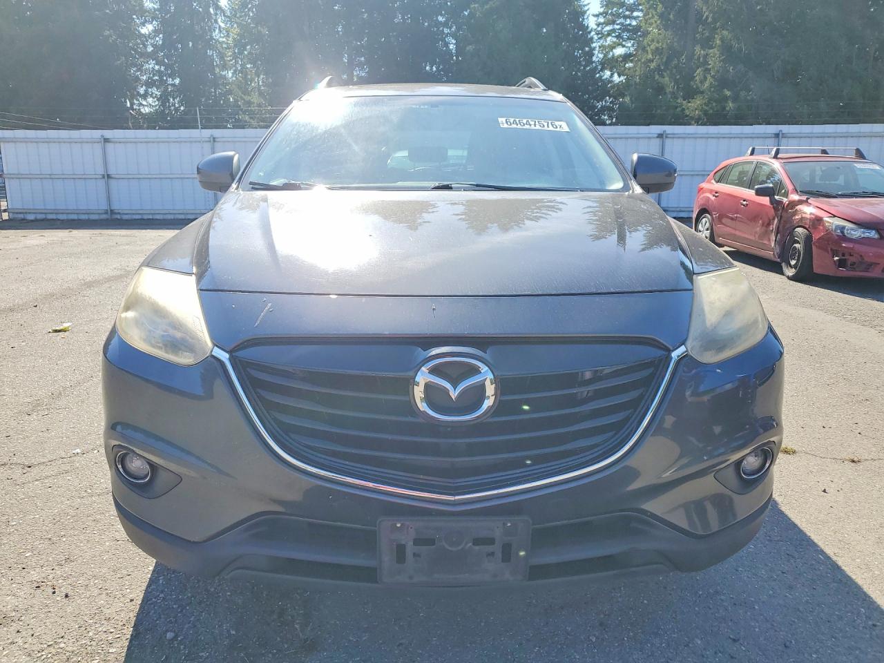 2014 Mazda Cx-9 Touring Gray vin: JM3TB3CV9E0429099