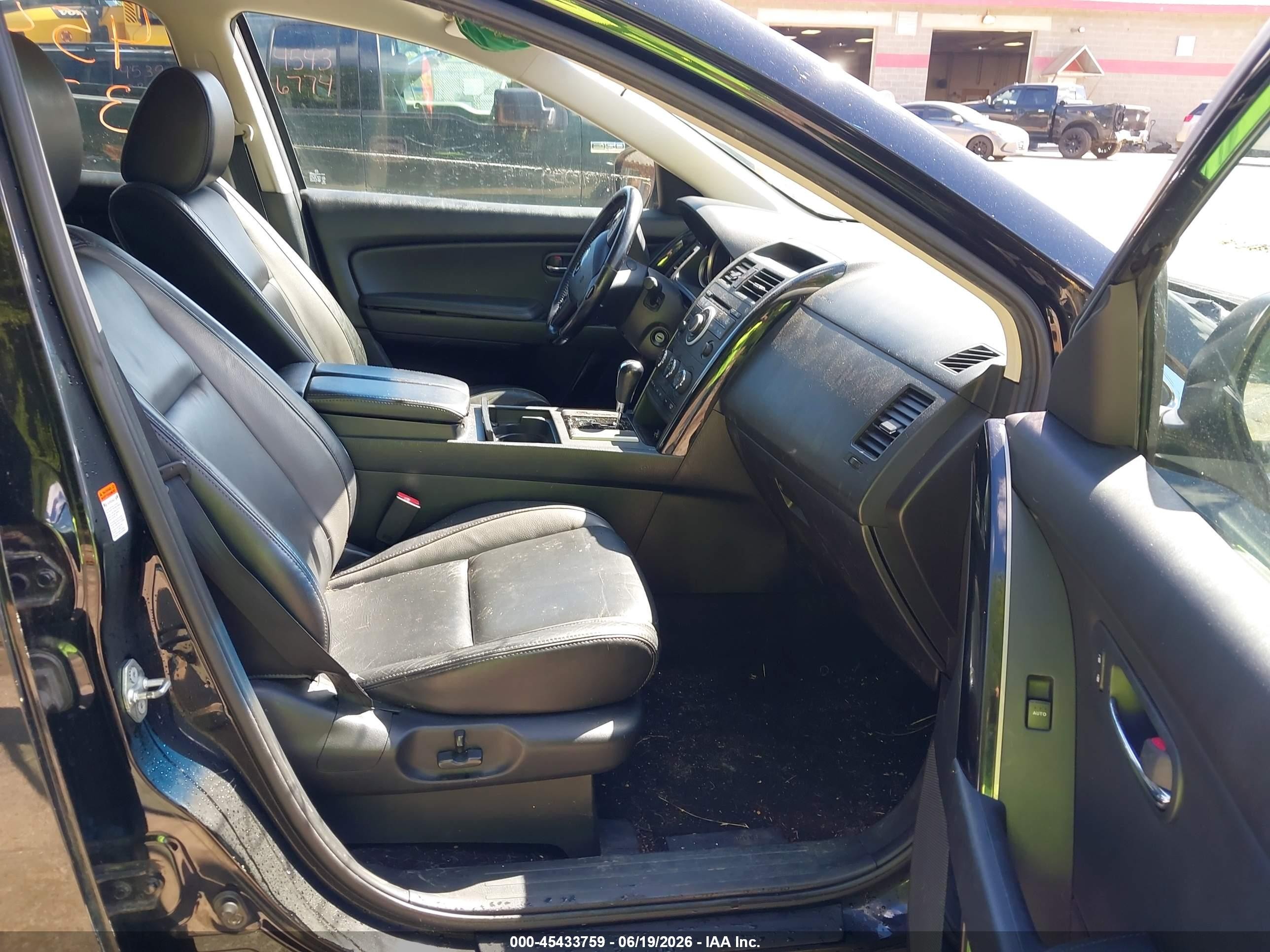 2011 Mazda Cx-9 Touring Black vin: JM3TB3CVXB0332618