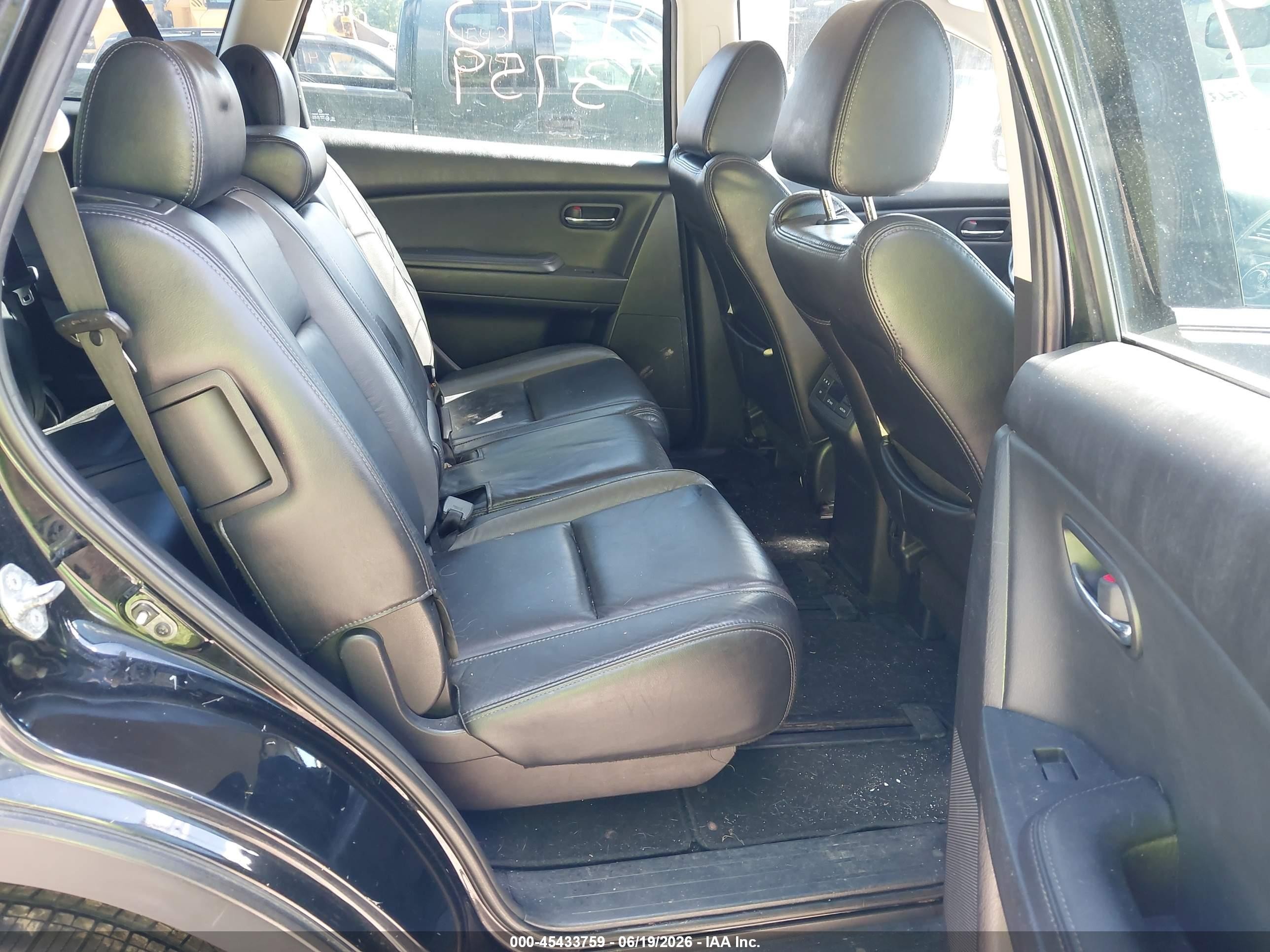 2011 Mazda Cx-9 Touring Black vin: JM3TB3CVXB0332618