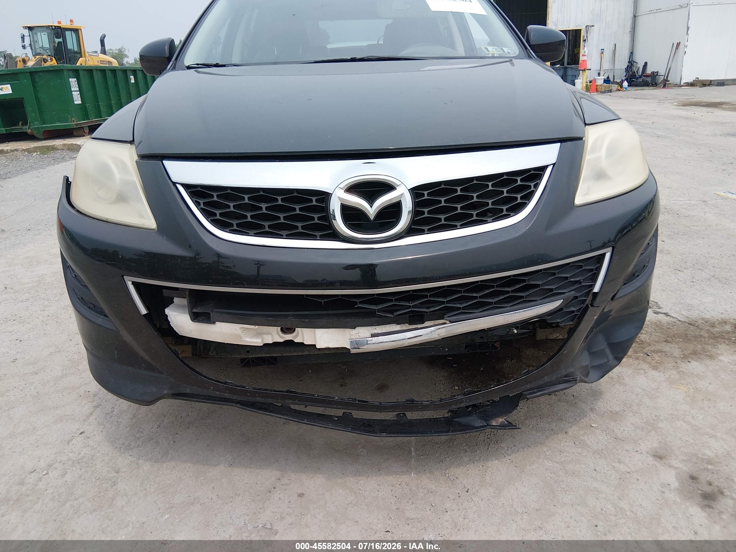 2012 Mazda Cx-9 Touring Black vin: JM3TB3CVXC0358234