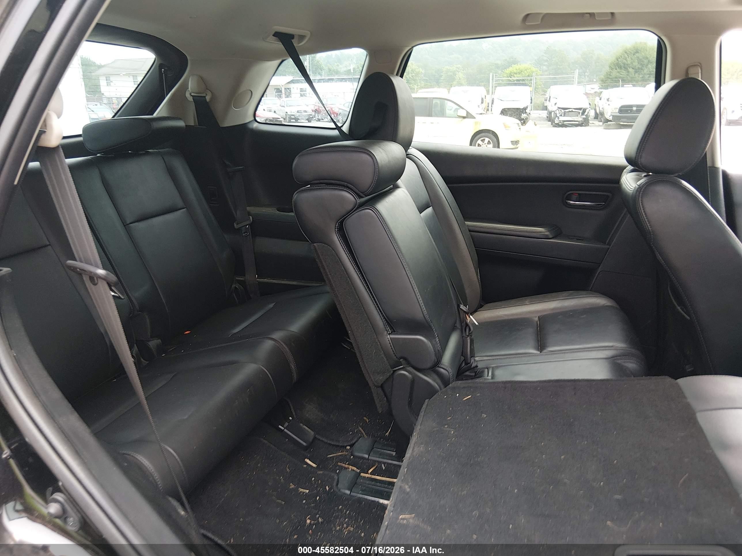 2012 Mazda Cx-9 Touring Black vin: JM3TB3CVXC0358234