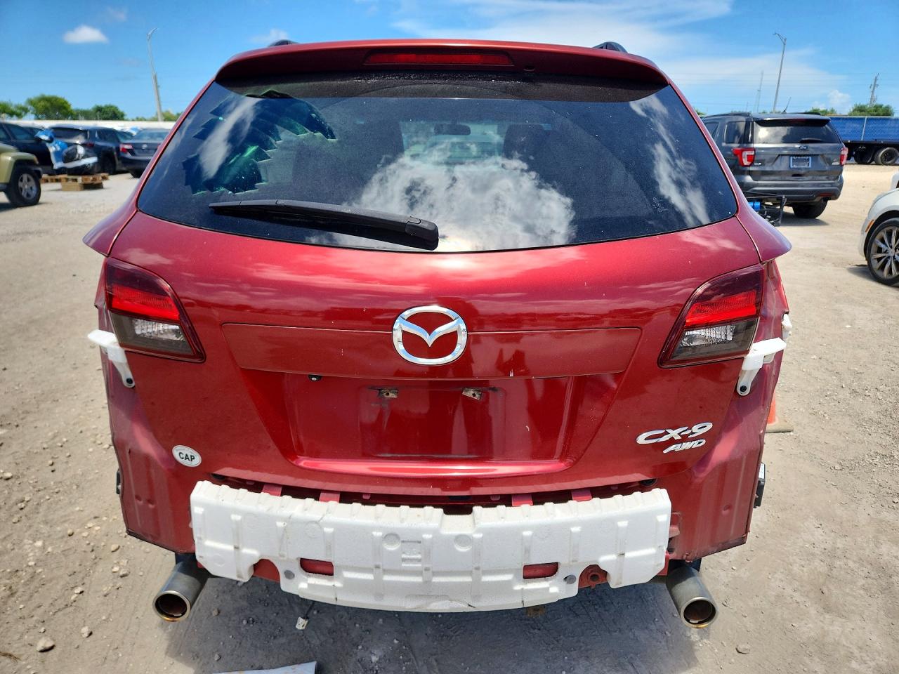 2014 Mazda Cx-9 Touring Red vin: JM3TB3CVXE0430018