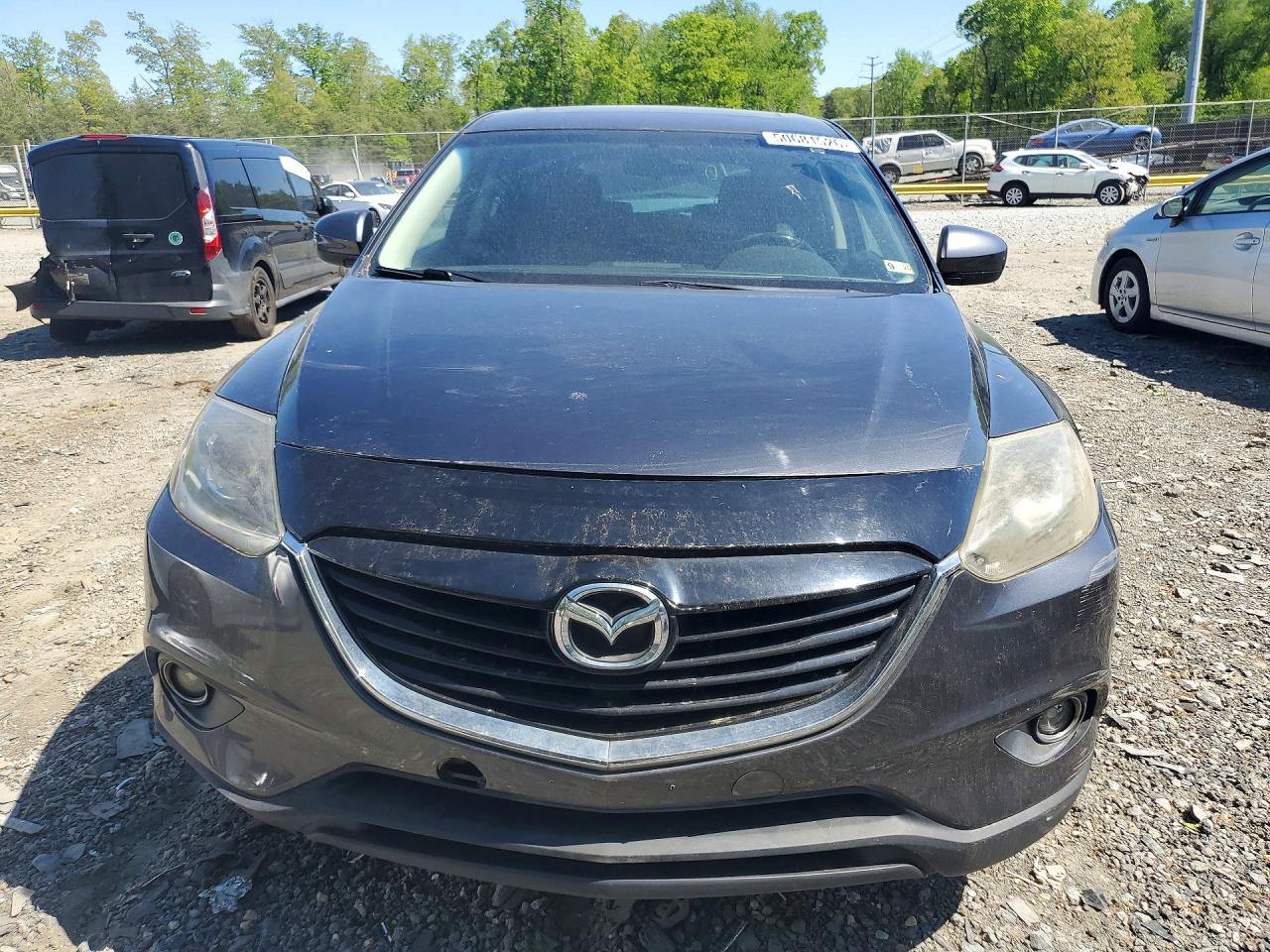 2014 Mazda Cx-9 Touring Gray vin: JM3TB3CVXE0440144
