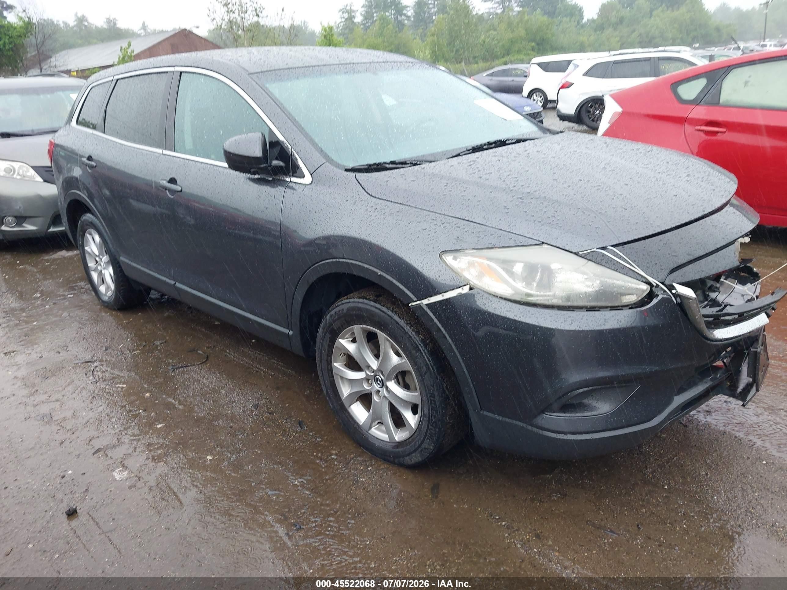 2015 Mazda Cx-9 Touring Серый vin: JM3TB3CVXF0464591