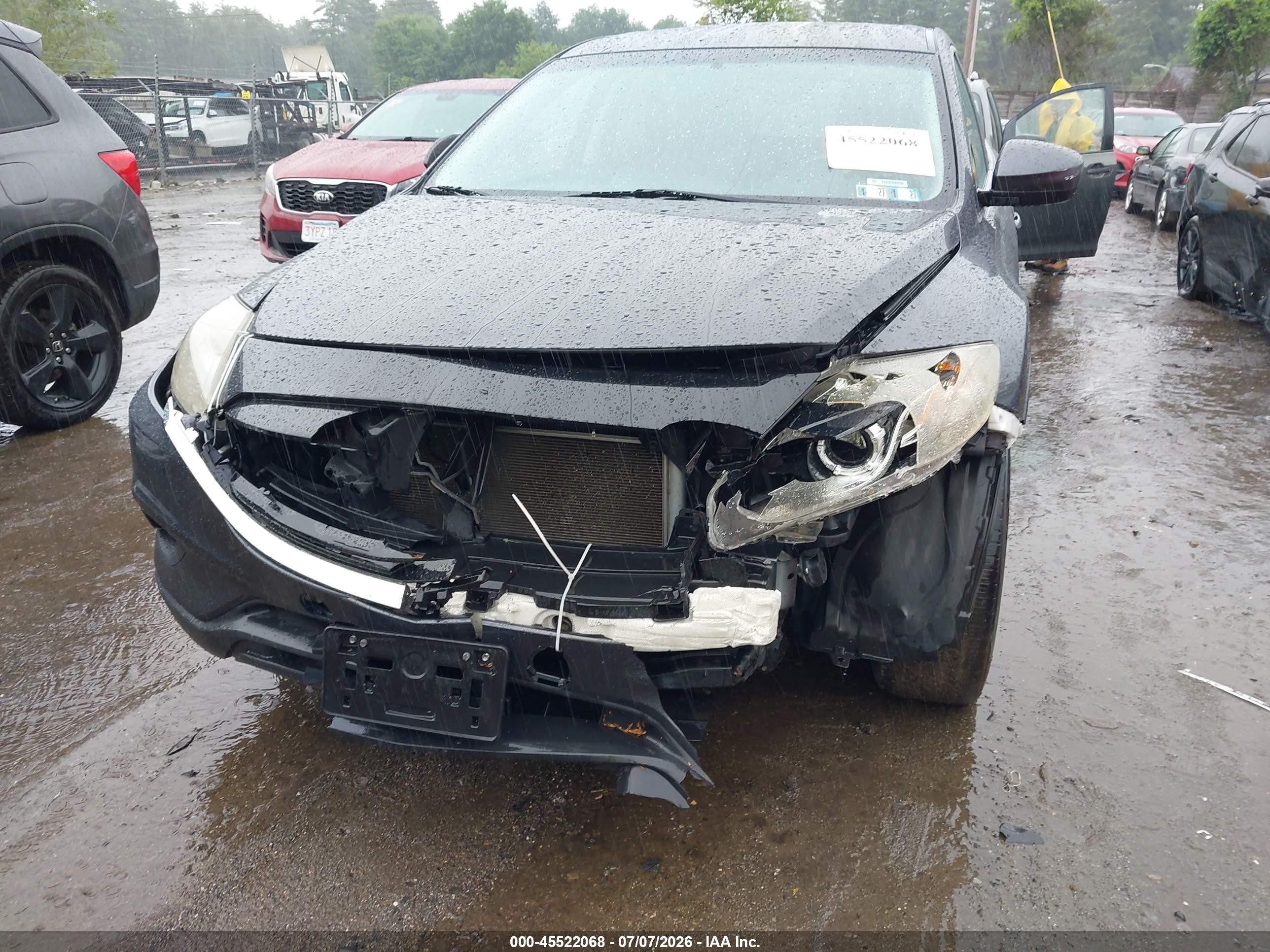 2015 Mazda Cx-9 Touring Серый vin: JM3TB3CVXF0464591