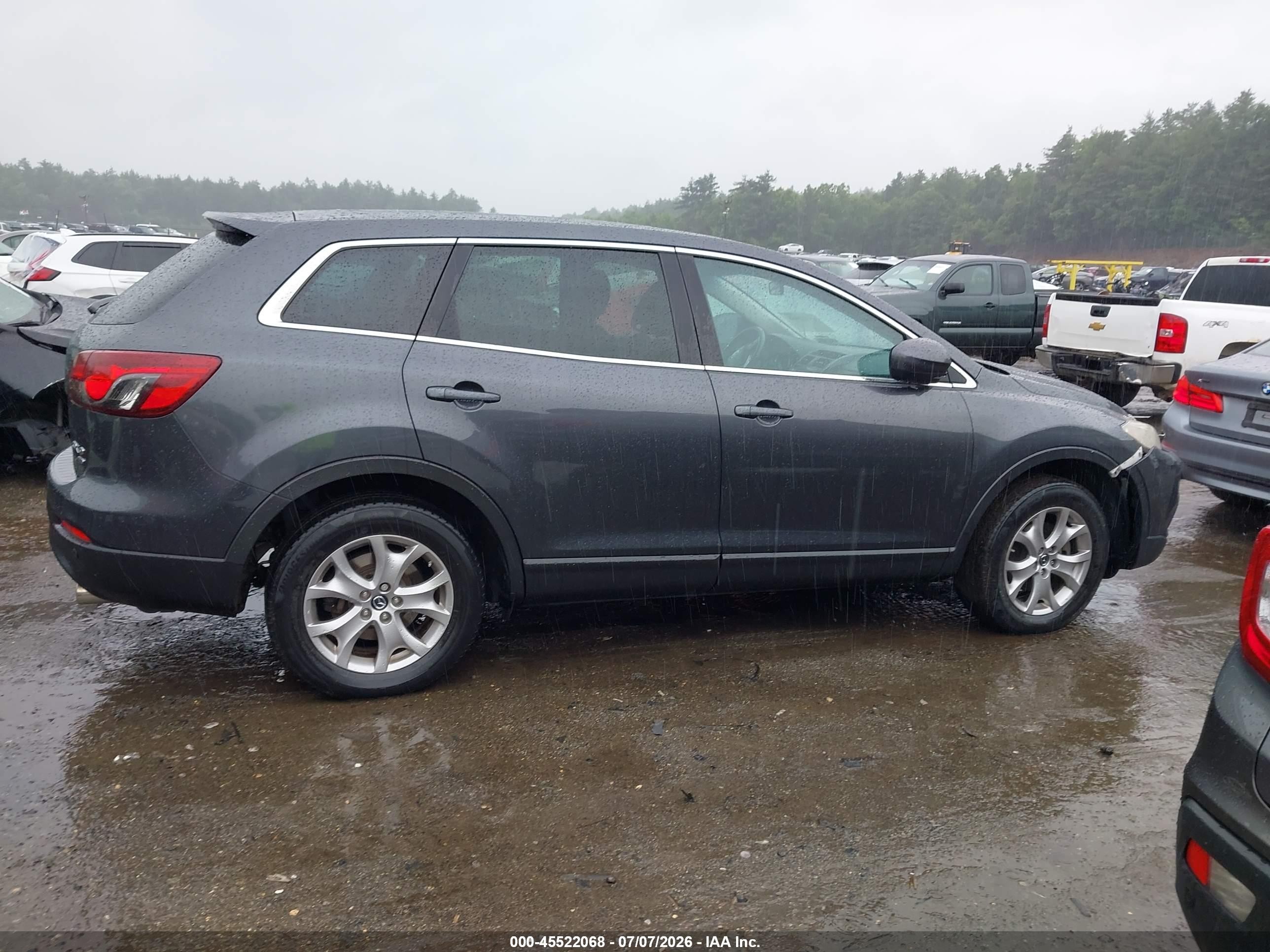 2015 Mazda Cx-9 Touring Серый vin: JM3TB3CVXF0464591