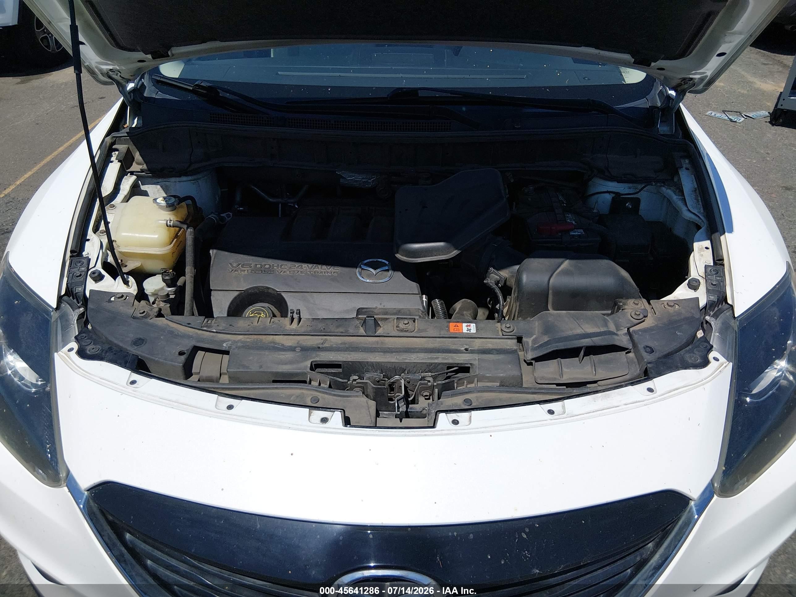 2015 Mazda Cx-9 Touring White vin: JM3TB3CVXF0468883