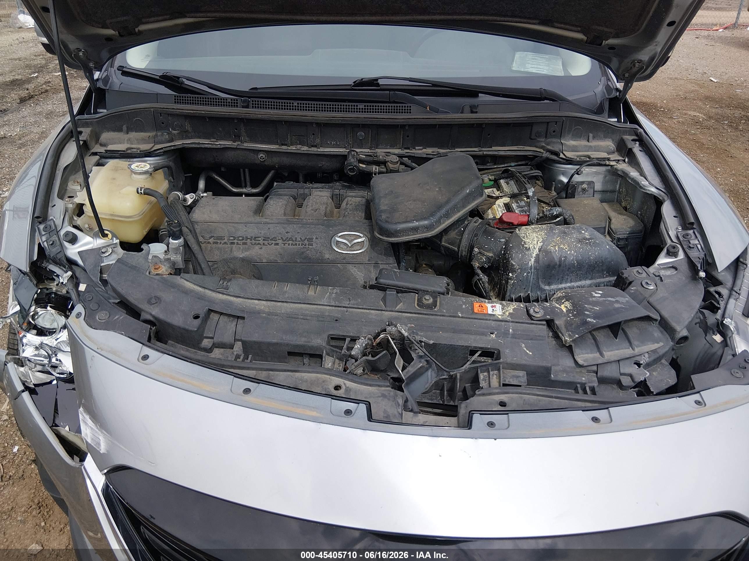 2014 Mazda Cx-9 Grand Touring Silver vin: JM3TB3DA0E0426717