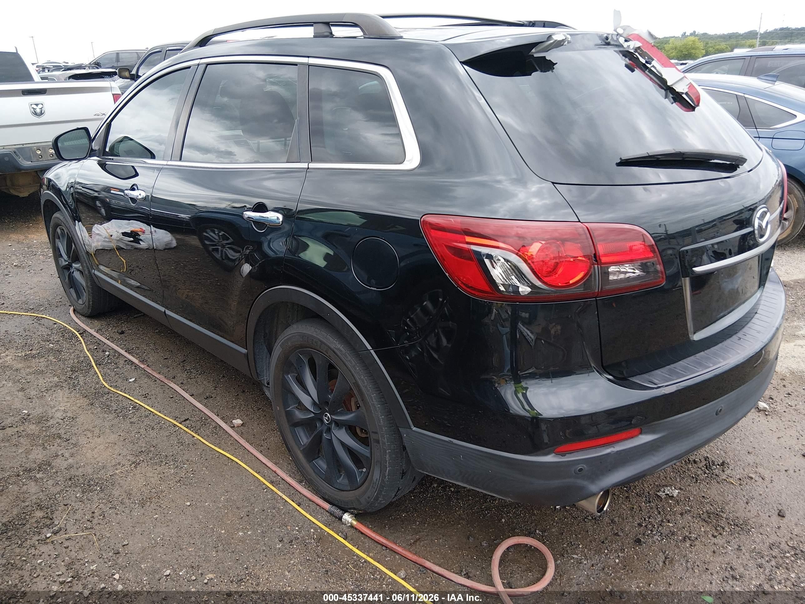 2015 Mazda Cx-9 Grand Touring Black vin: JM3TB3DA0F0453756
