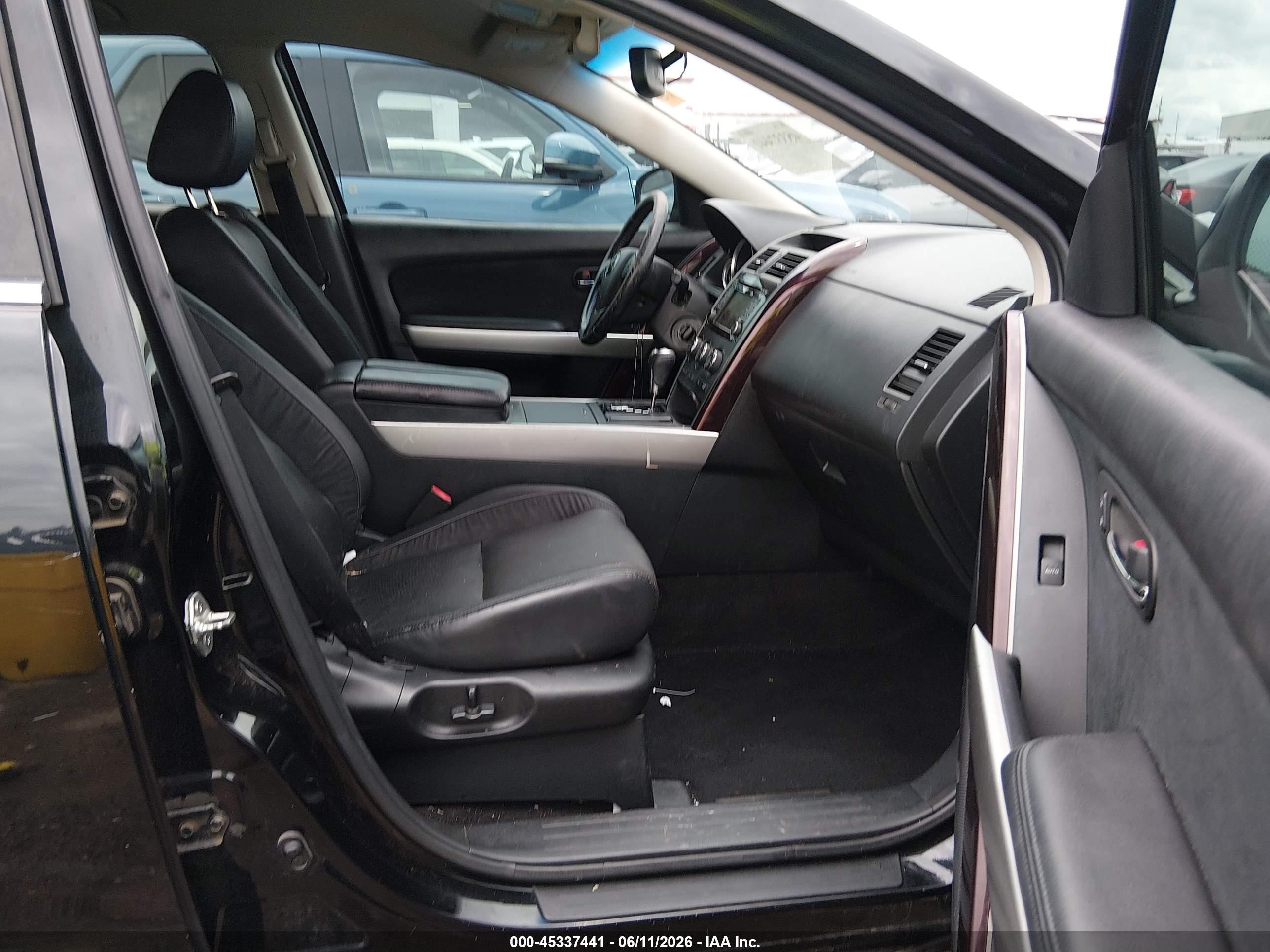 2015 Mazda Cx-9 Grand Touring Black vin: JM3TB3DA0F0453756