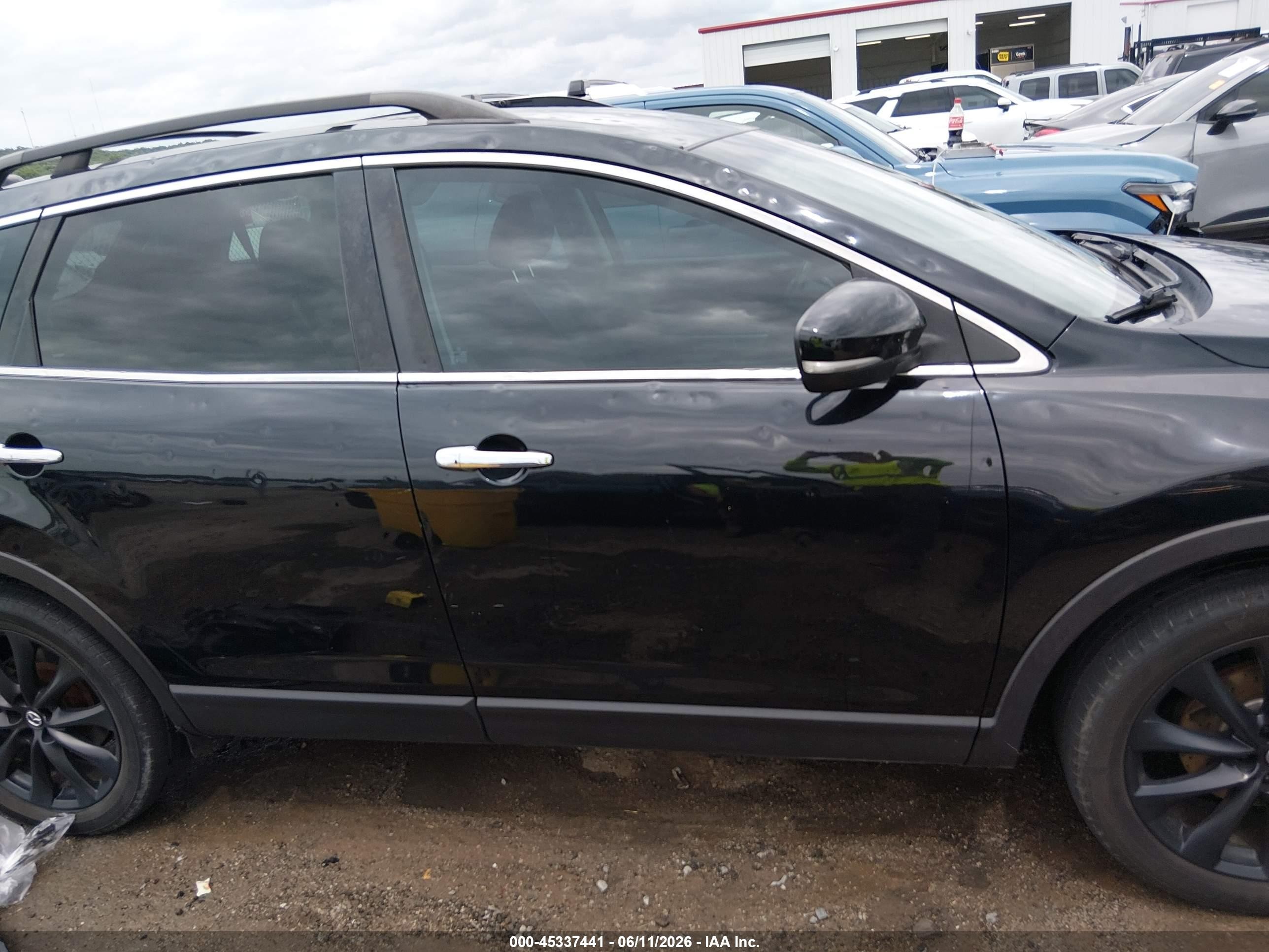 2015 Mazda Cx-9 Grand Touring Black vin: JM3TB3DA0F0453756