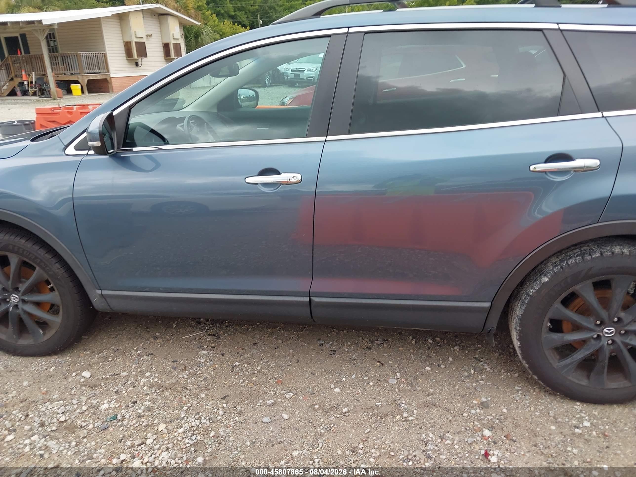 2015 Mazda Cx-9 Grand Touring Blue vin: JM3TB3DA0F0457502