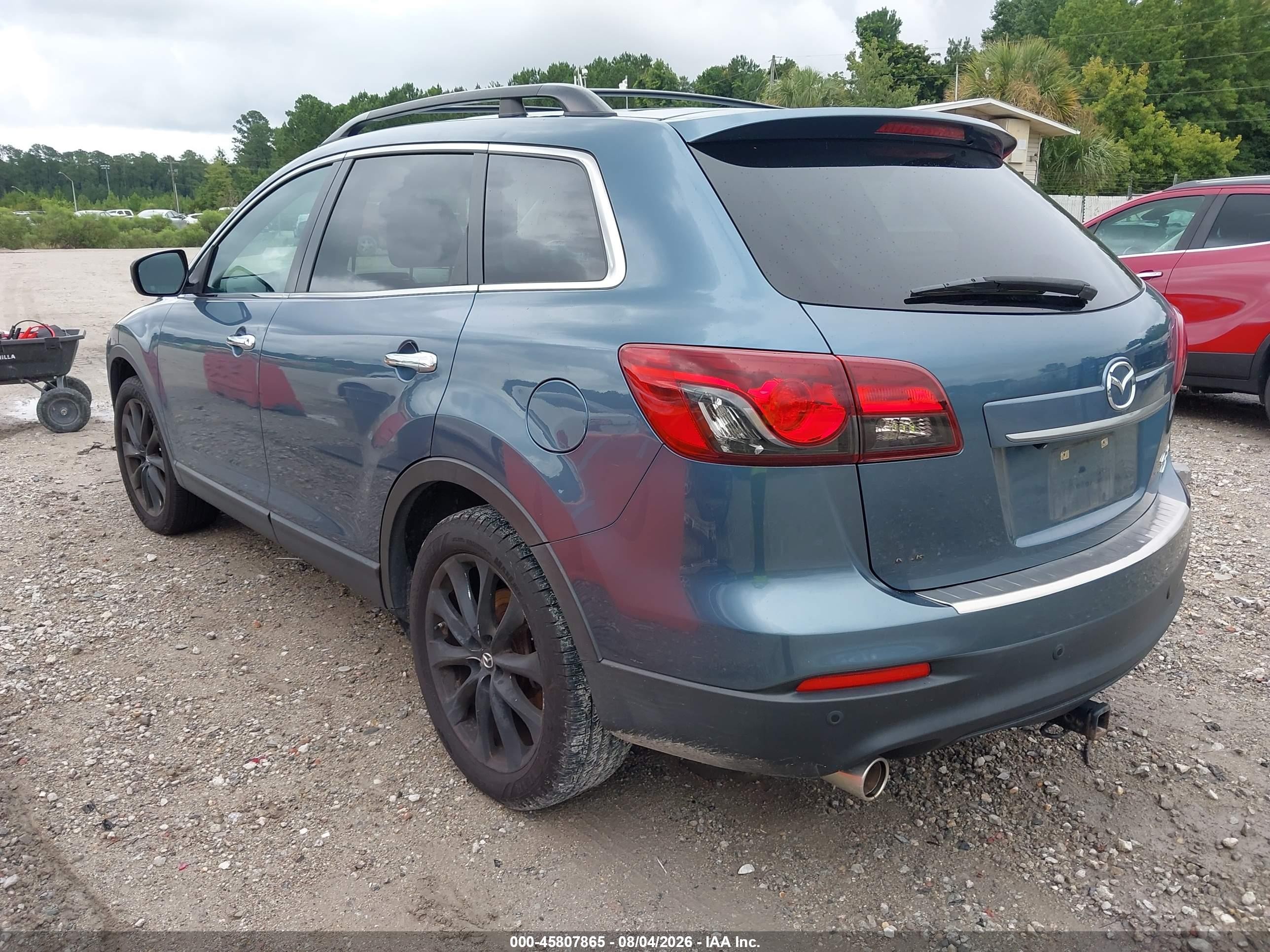 2015 Mazda Cx-9 Grand Touring Blue vin: JM3TB3DA0F0457502