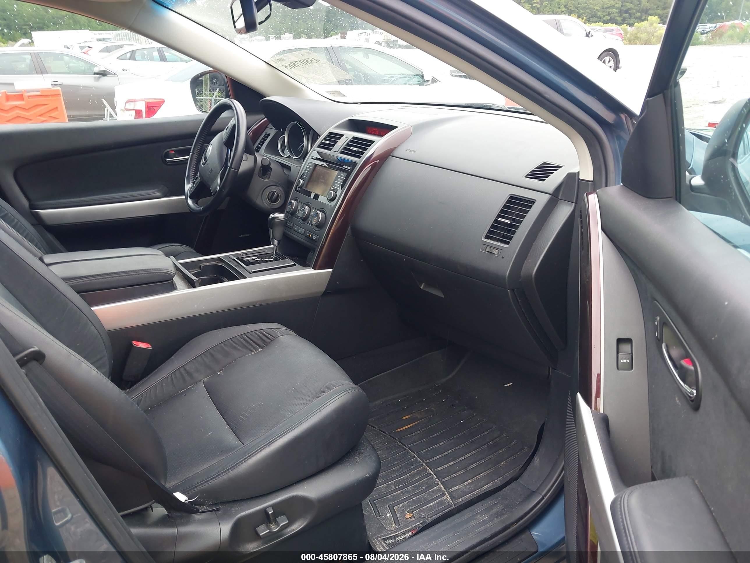2015 Mazda Cx-9 Grand Touring Blue vin: JM3TB3DA0F0457502