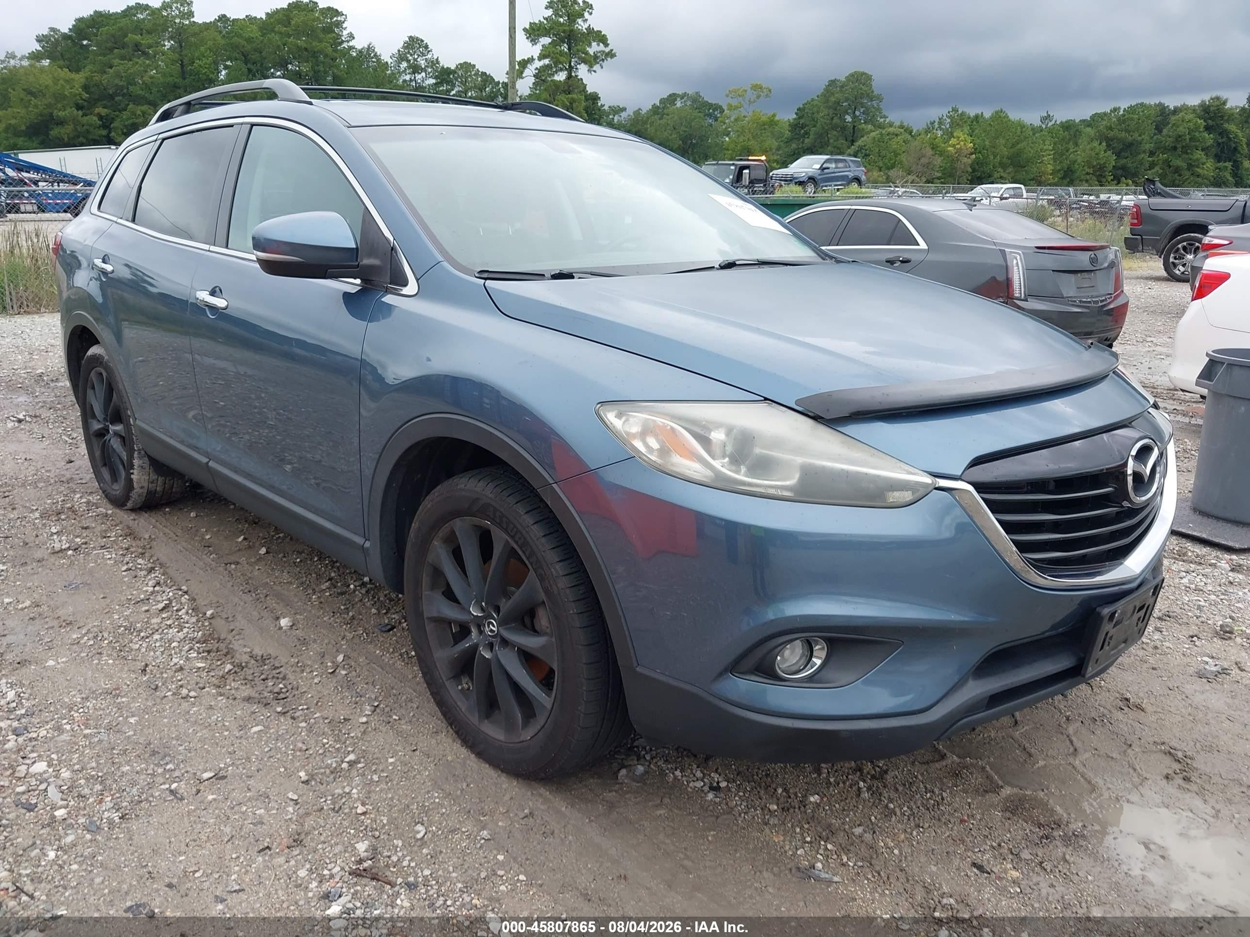 2015 Mazda Cx-9 Grand Touring Blue vin: JM3TB3DA0F0457502