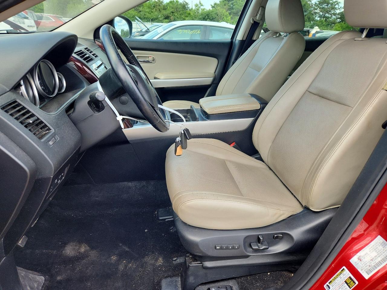2015 Mazda Cx-9 Grand Touring Red vin: JM3TB3DA1F0460067