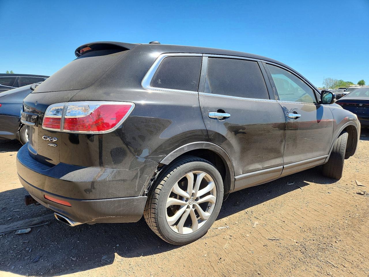 2012 Mazda Cx-9 Черный vin: JM3TB3DA2C0338183