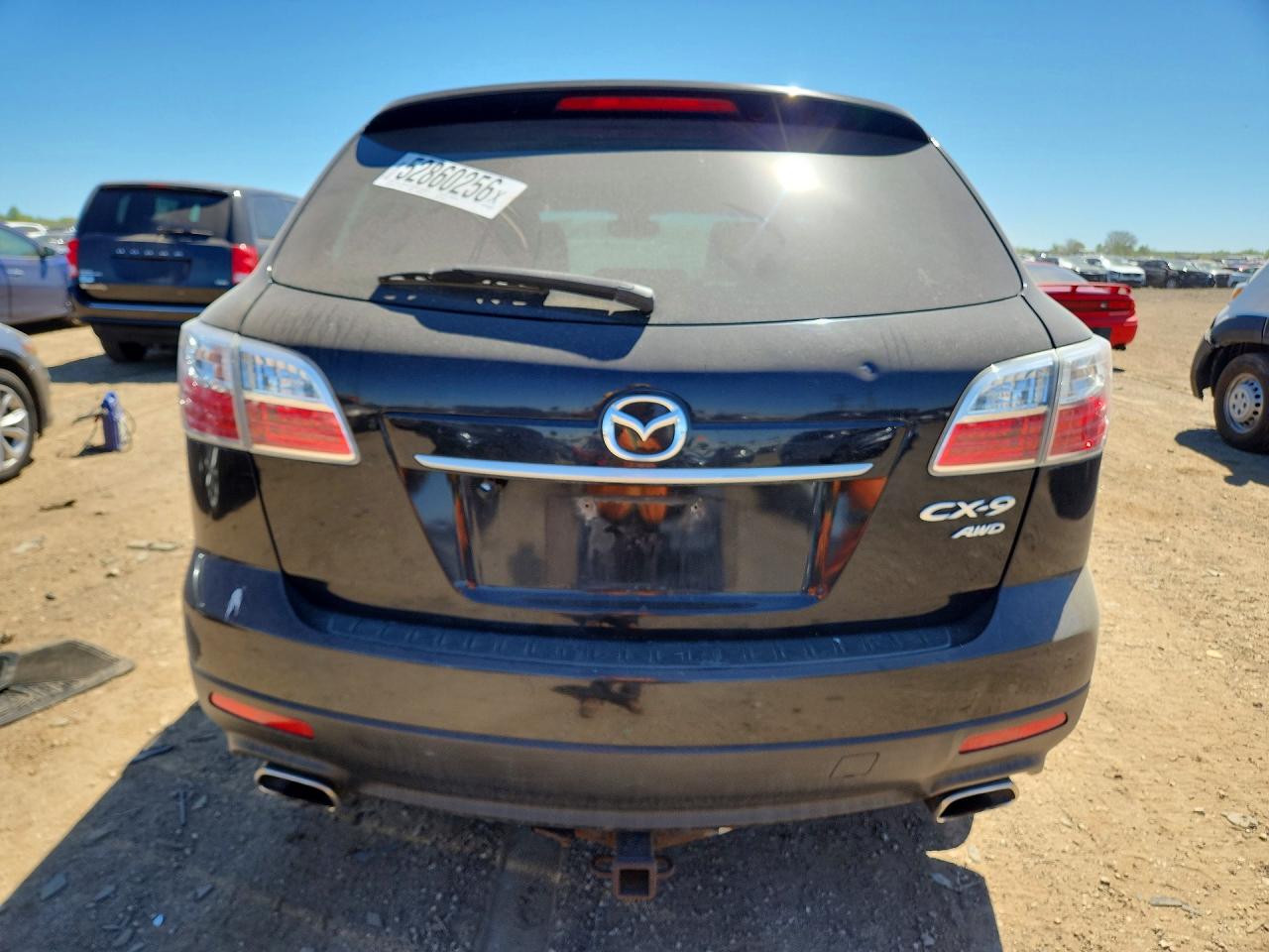 2012 Mazda Cx-9 Черный vin: JM3TB3DA2C0338183