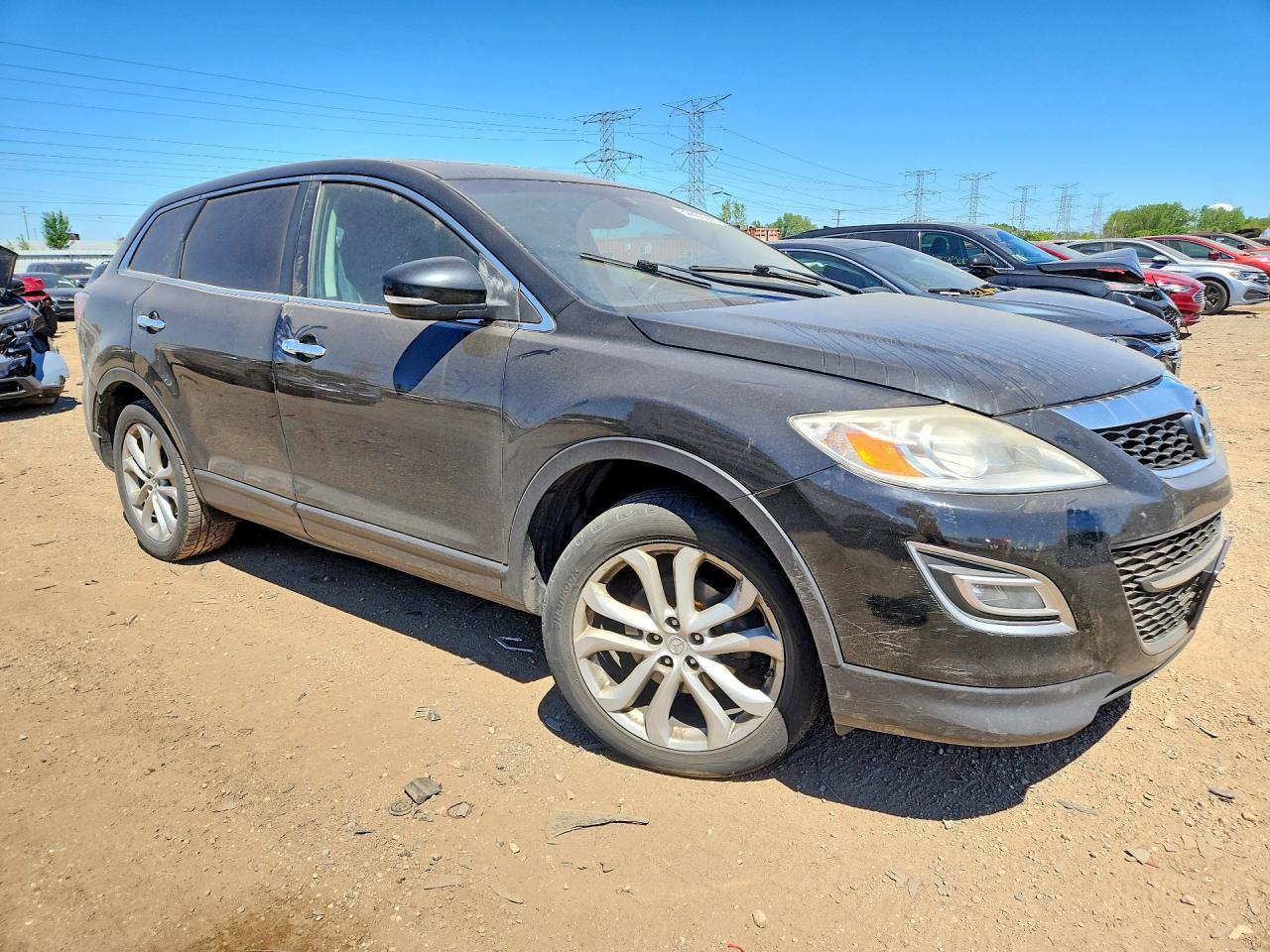 2012 Mazda Cx-9 Черный vin: JM3TB3DA2C0338183