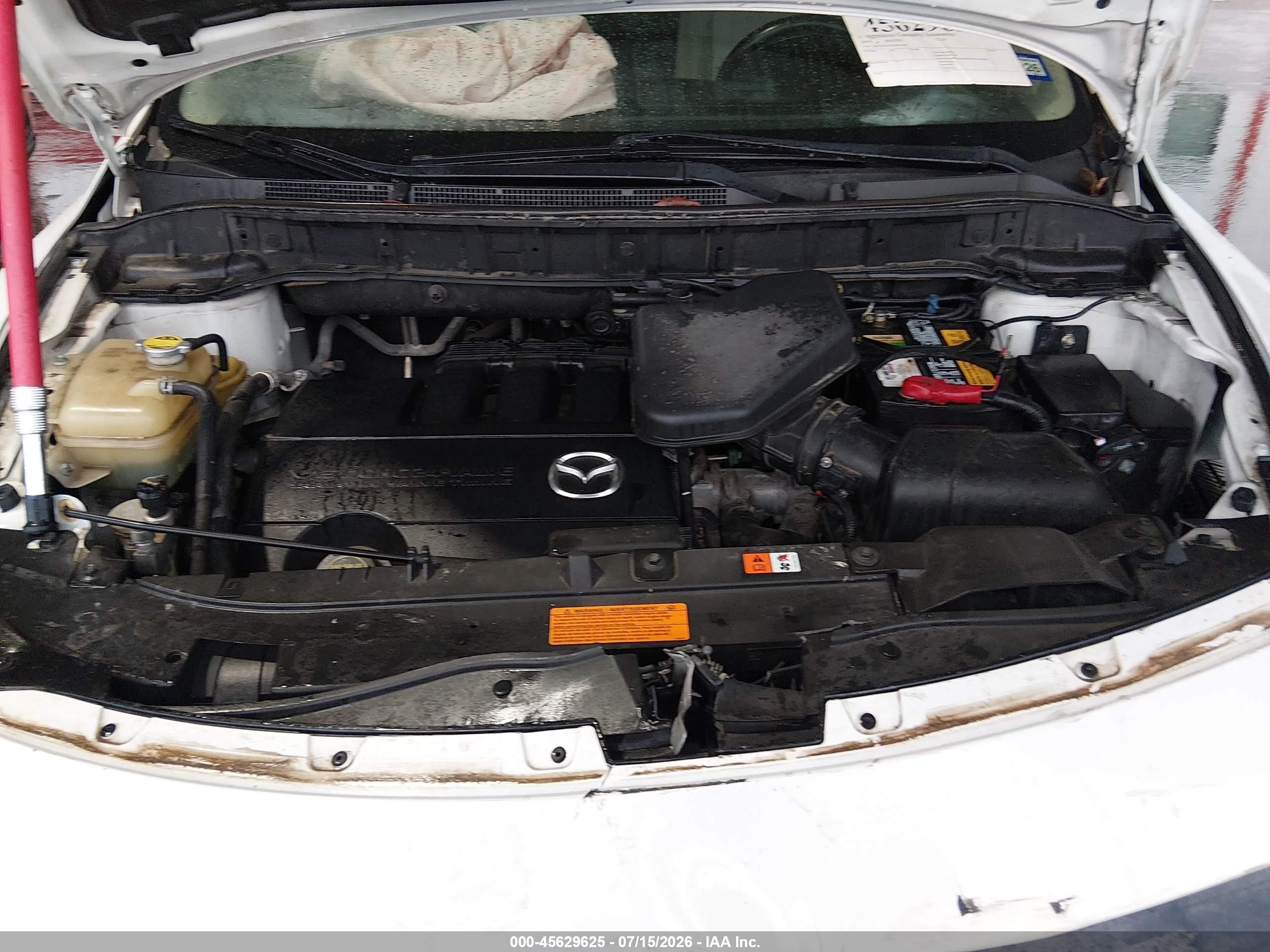 2014 Mazda Cx-9 Grand Touring White vin: JM3TB3DA2E0426699