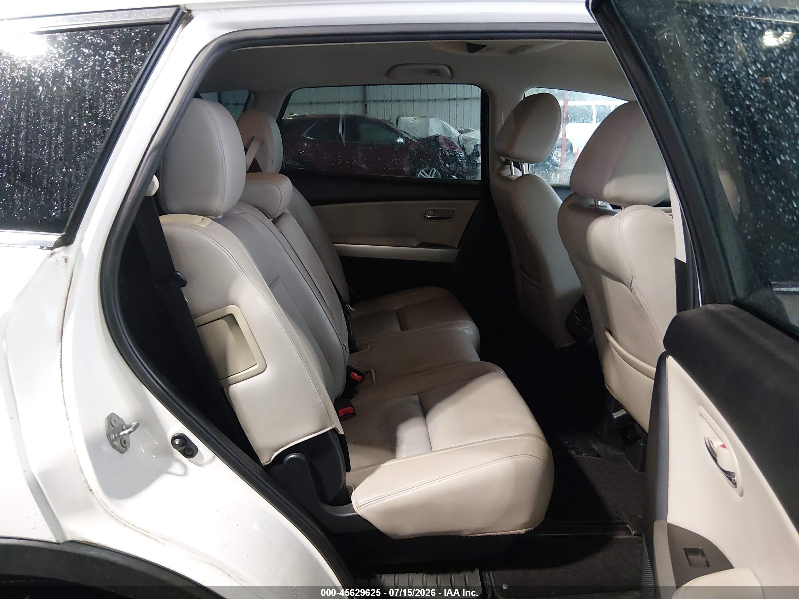 2014 Mazda Cx-9 Grand Touring White vin: JM3TB3DA2E0426699