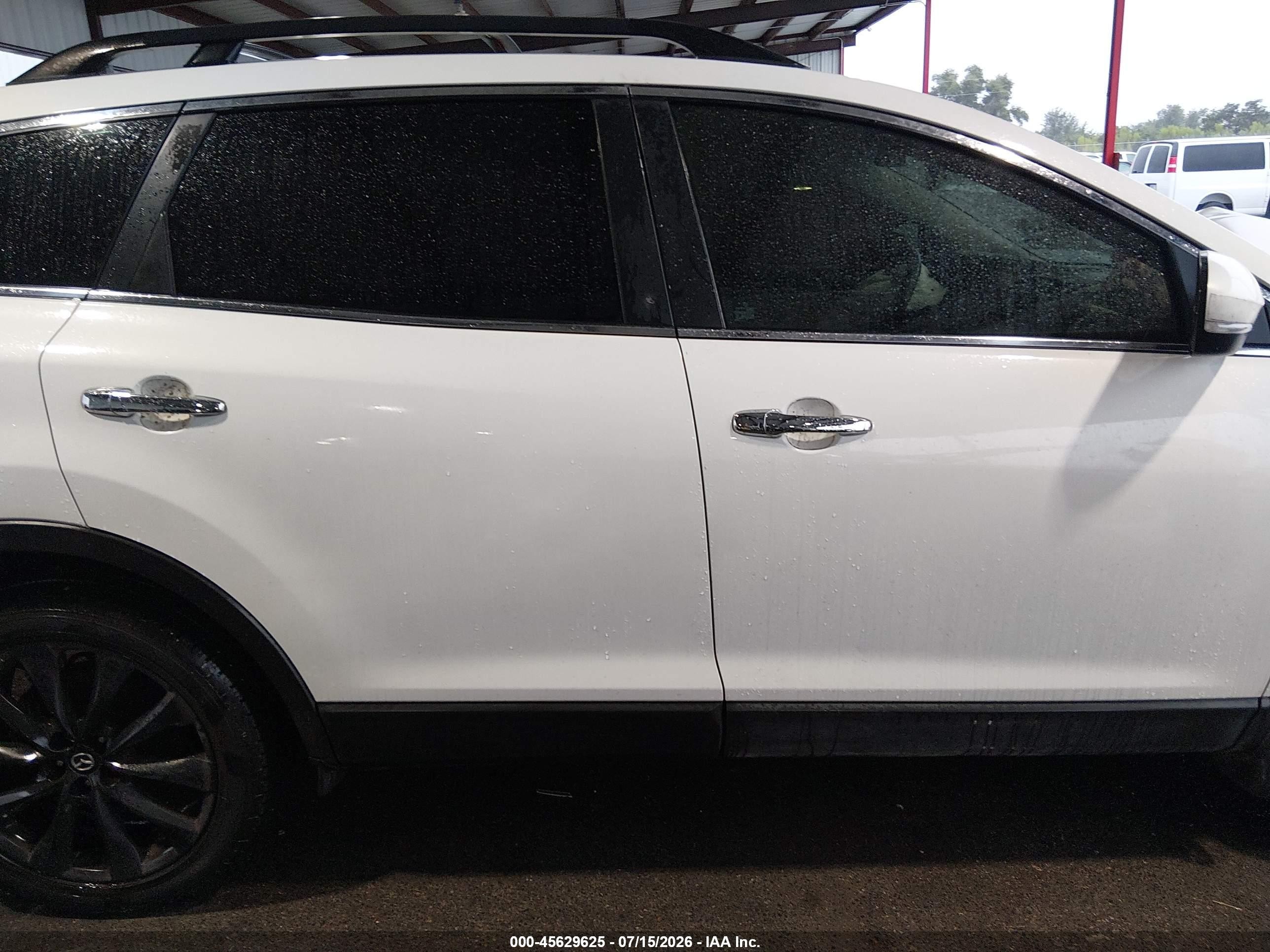 2014 Mazda Cx-9 Grand Touring White vin: JM3TB3DA2E0426699